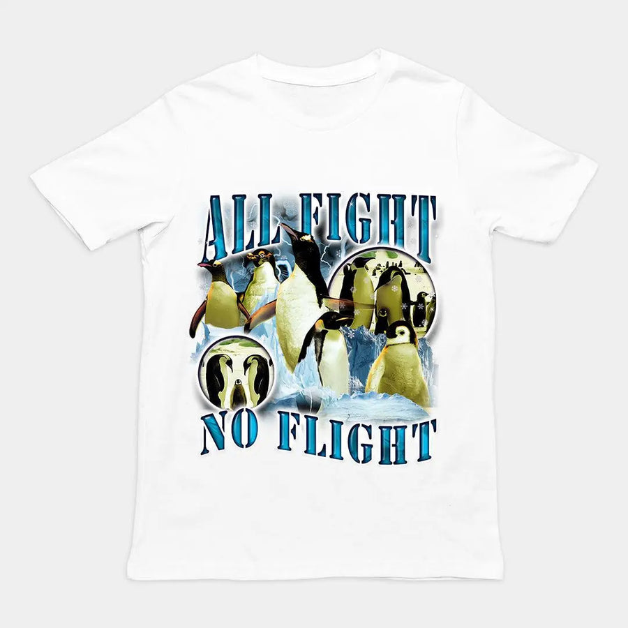 All Fight No Flight t-shirt - Orbital Clothing