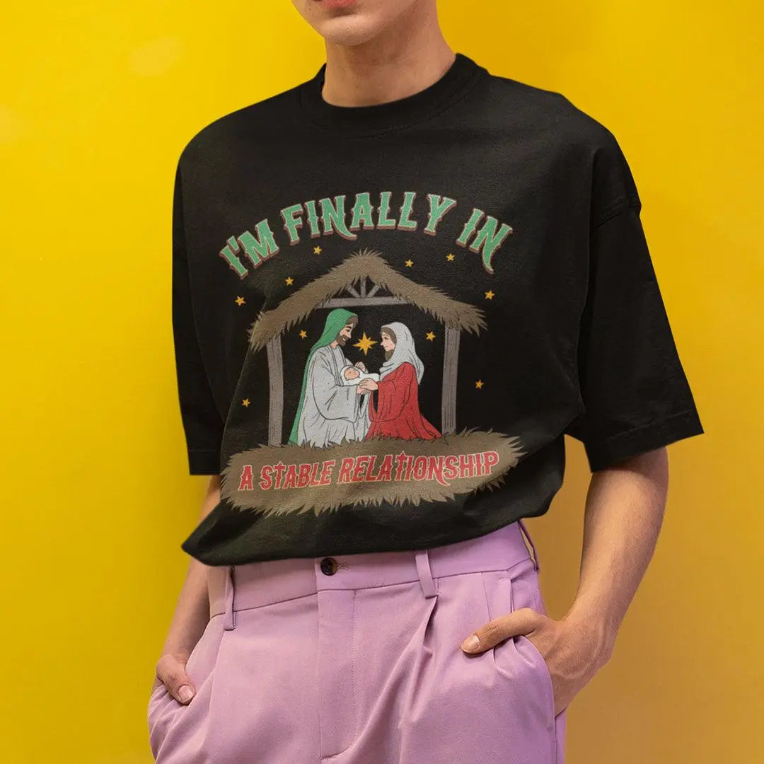 I'm Finally in a Stable Relationship T-Shirt - Orbital Clothing