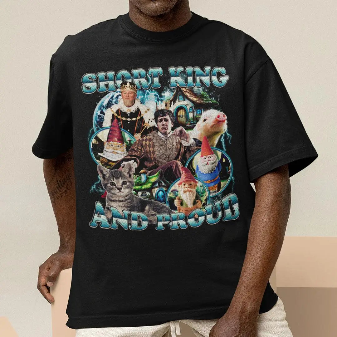 Short King and Proud t-shirt - Orbital Clothing