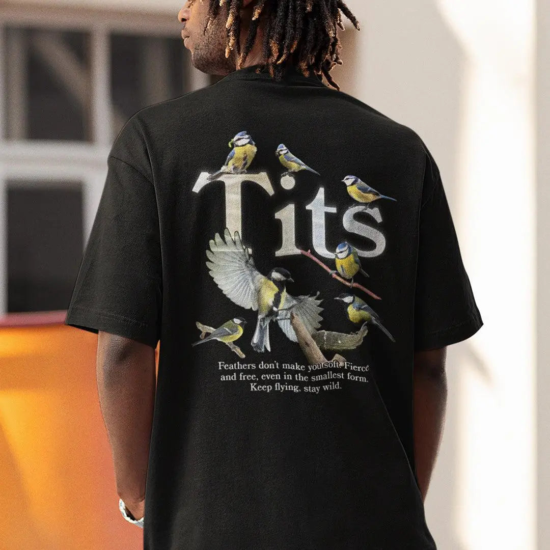 Tits t-shirt (backprint) - Orbital Clothing
