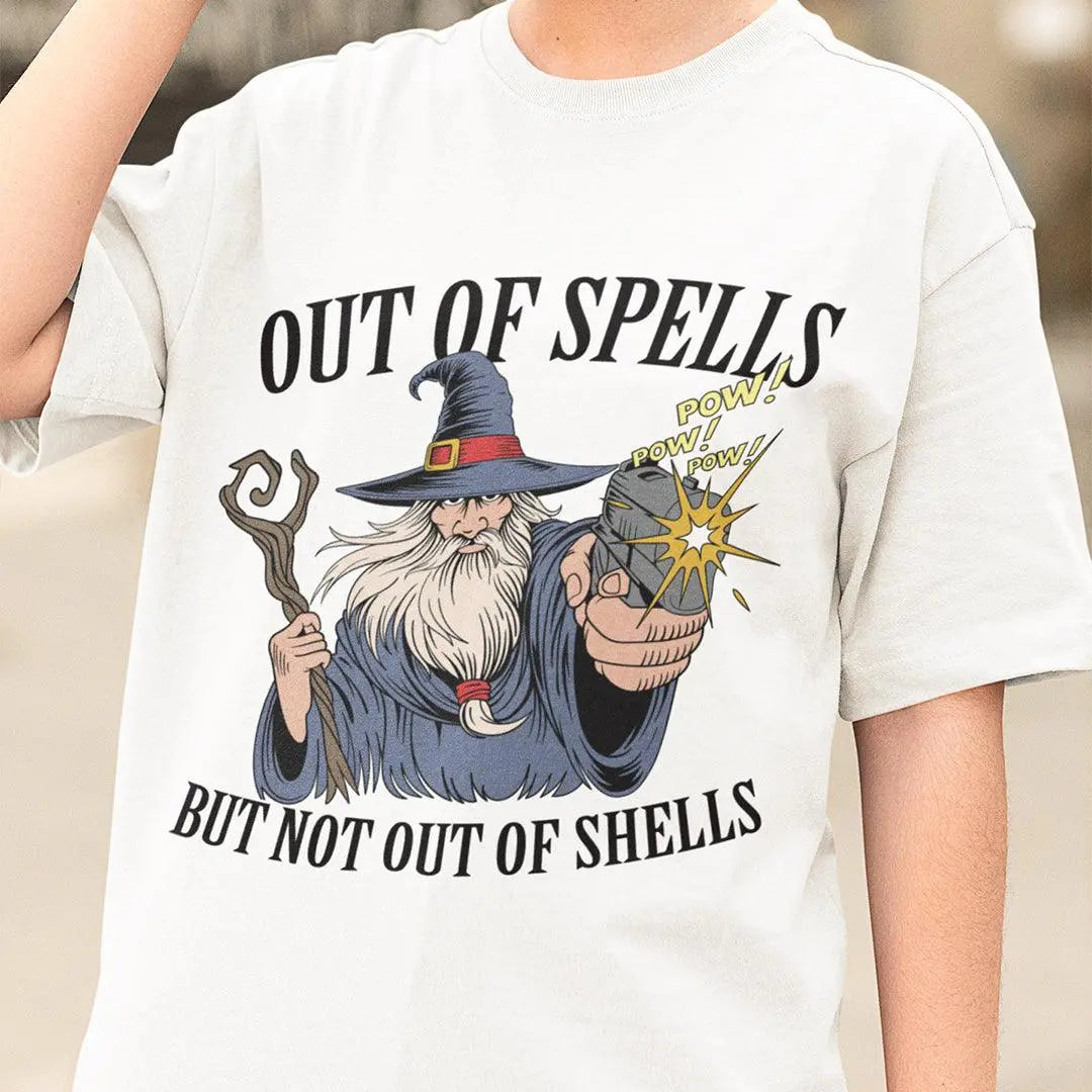 Out of Spells but Not Out of Shells T-Shirt - Orbital Clothing