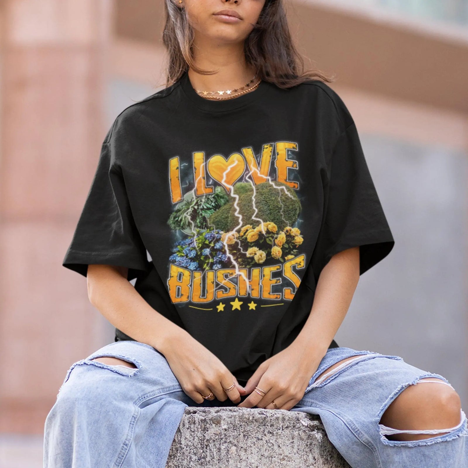 I love bushes T-Shirt - Orbital Clothing
