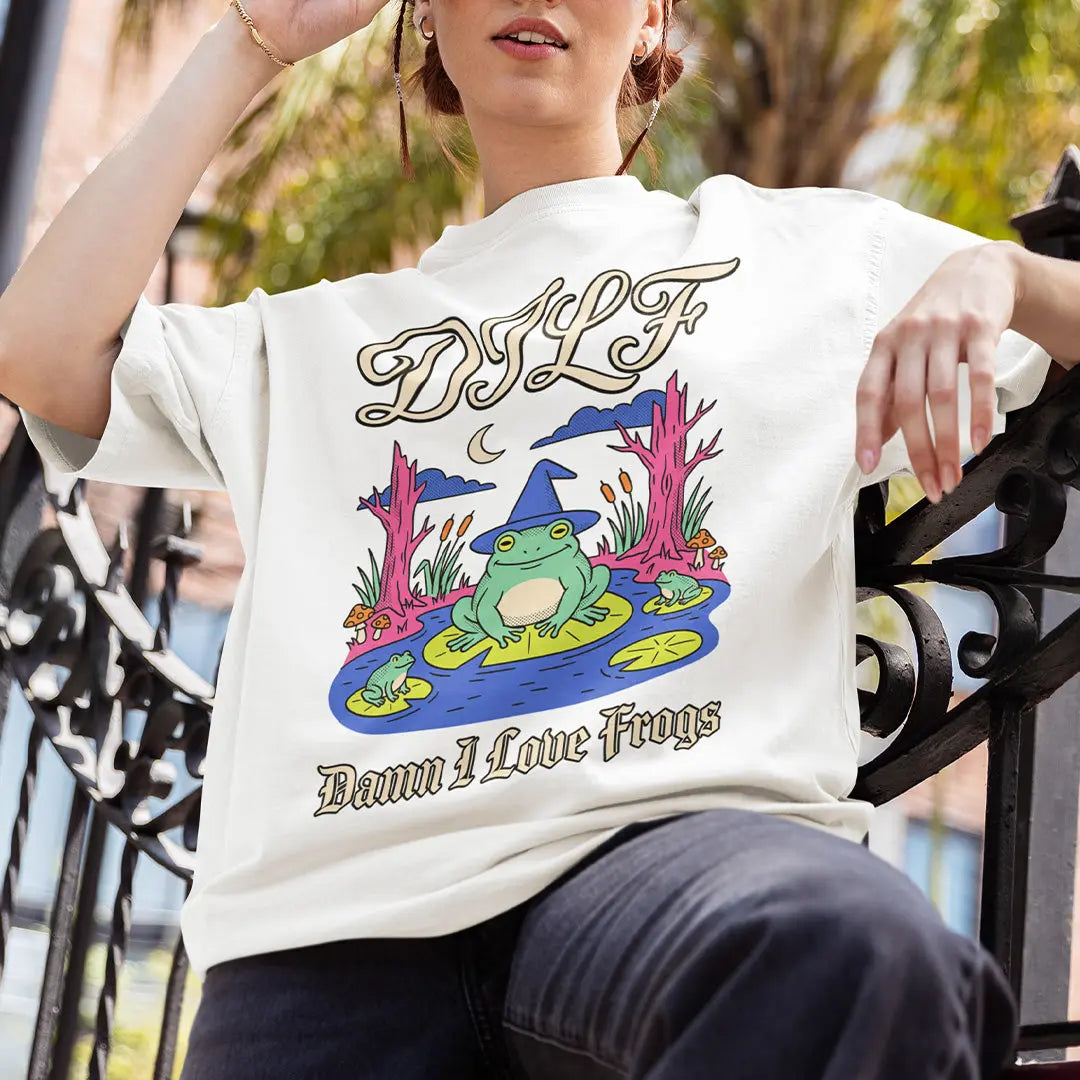 DILF (Damn I Love Frogs) T-Shirt Orbital Clothing