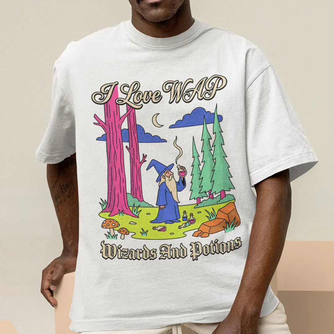 I Love WAP (Wizards And Potions) T-Shirt Orbital Clothing