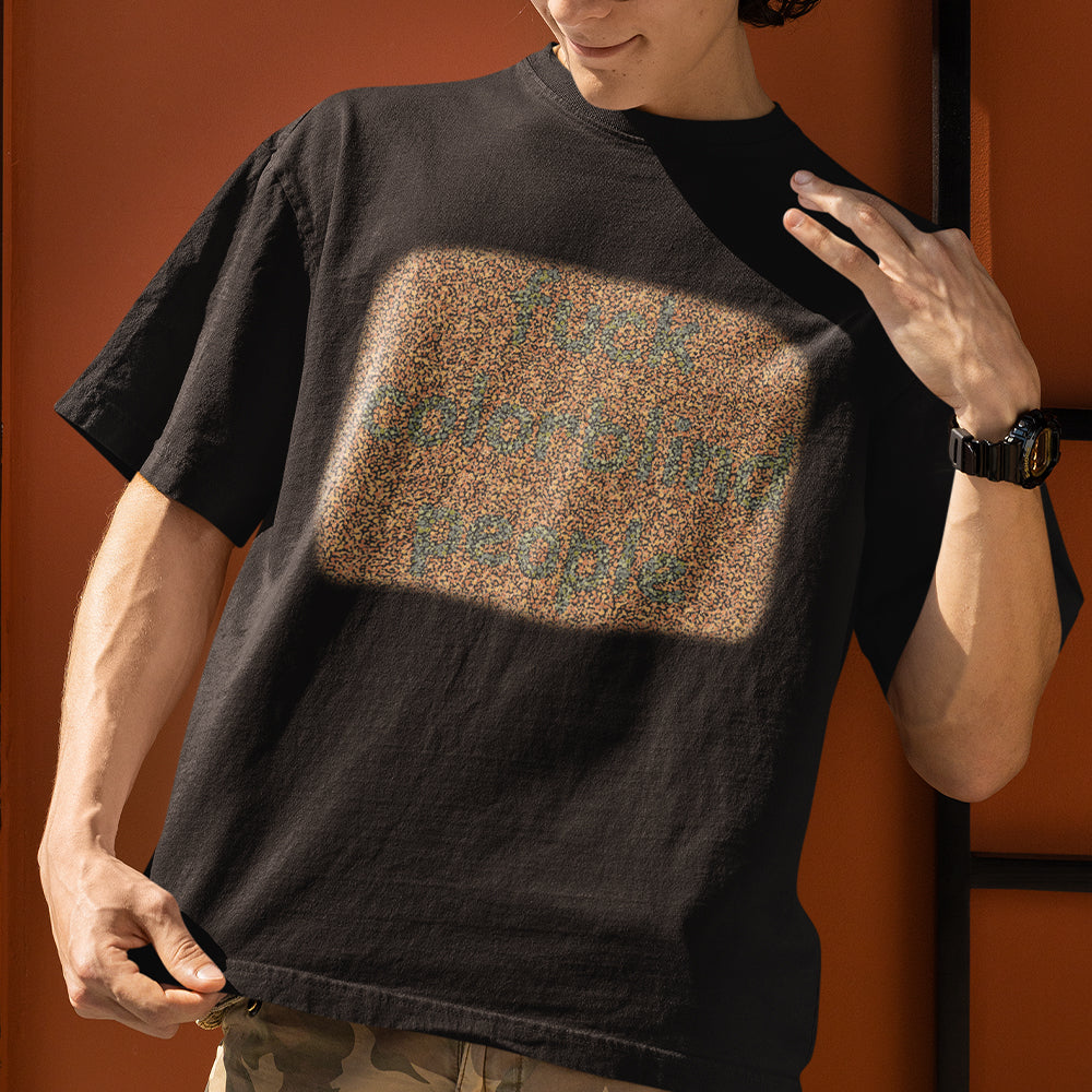 Colorblind People T-Shirt Orbital Clothing