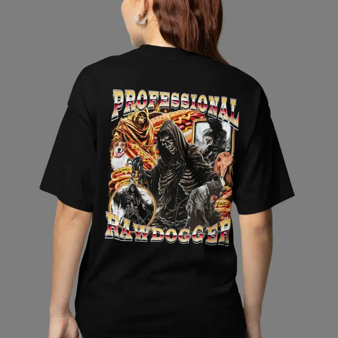 Professional Rawdogger t-shirt (backprint) - Orbital Clothing