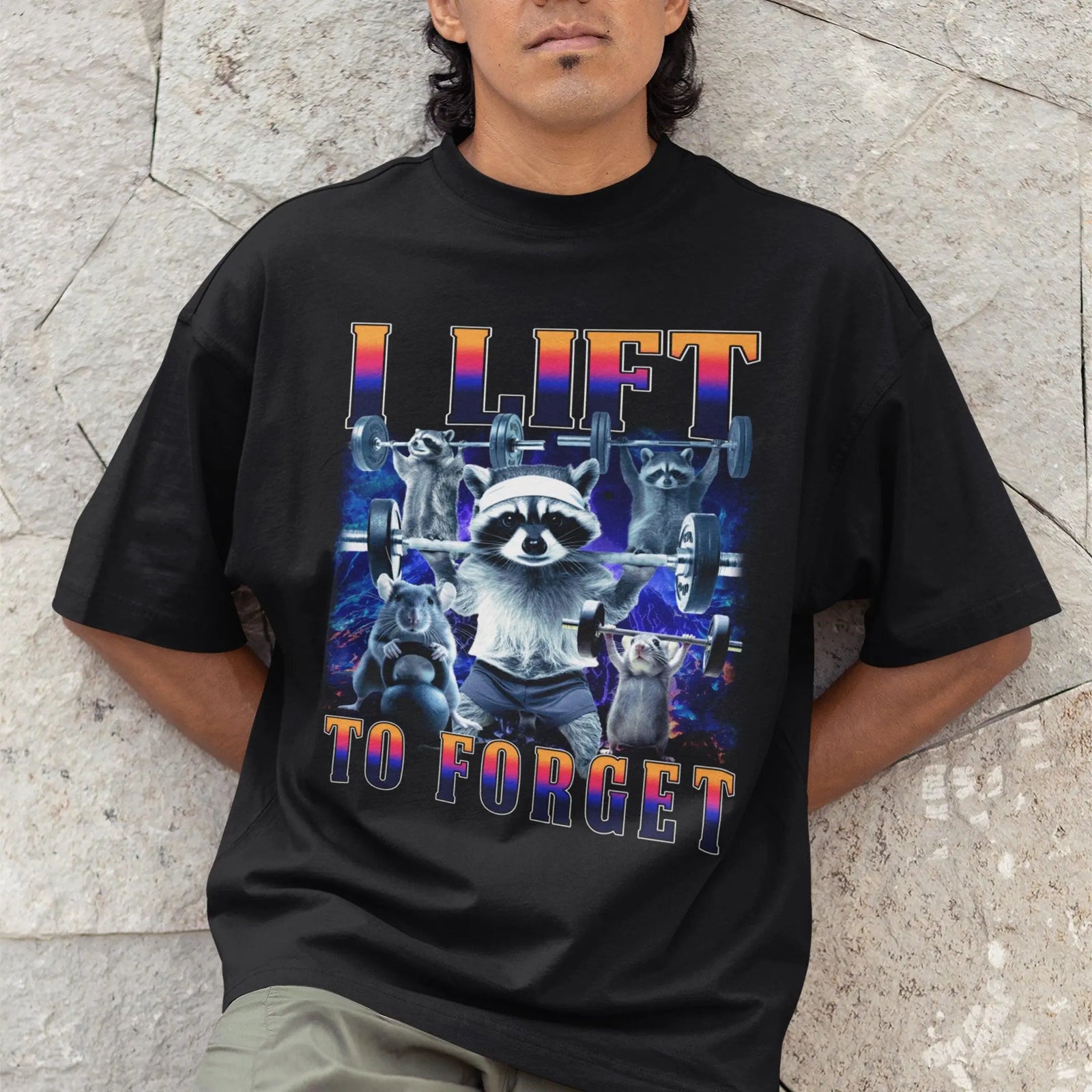 I Lift to Forget T-Shirt - Orbital Clothing