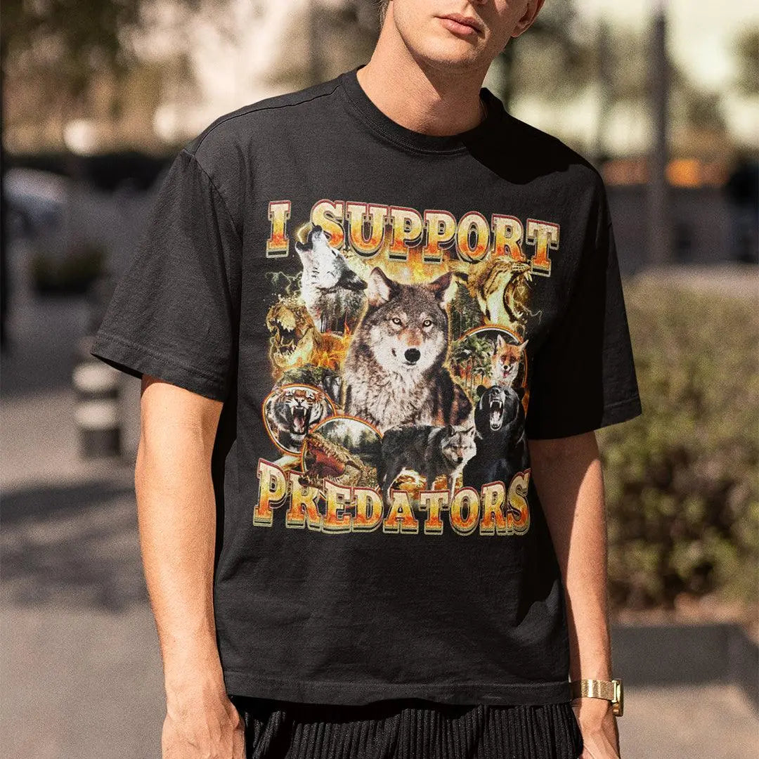 I Support Predators t-shirt - Orbital Clothing