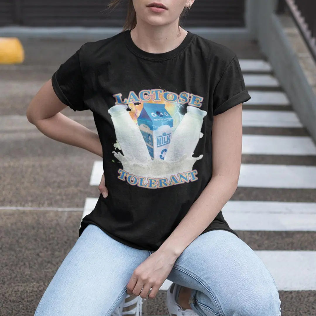 Lactose Tolerant (OG Design) t-shirt - Orbital Clothing