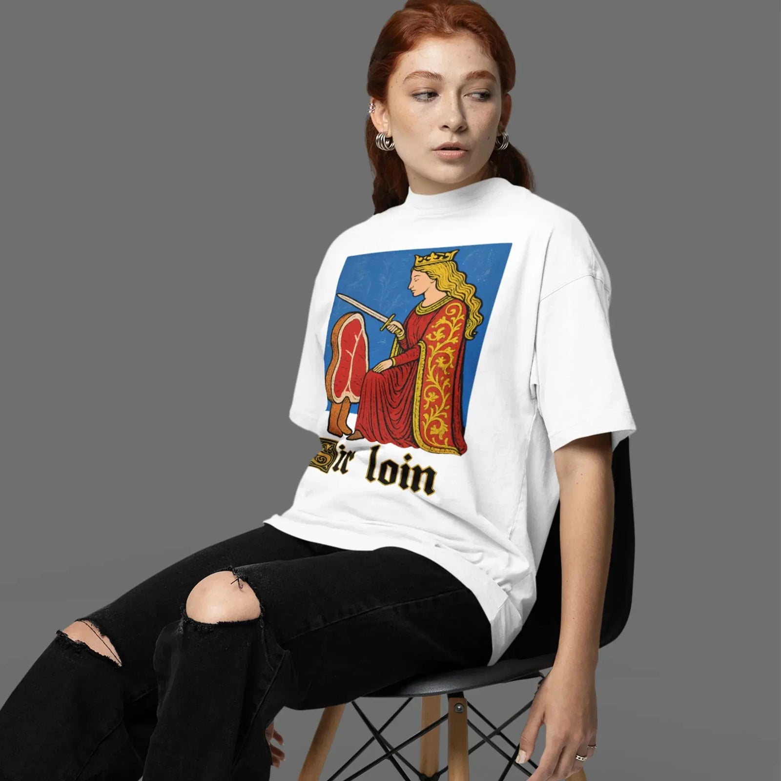 Sir Loin handdrawn T-Shirt - Orbital Clothing