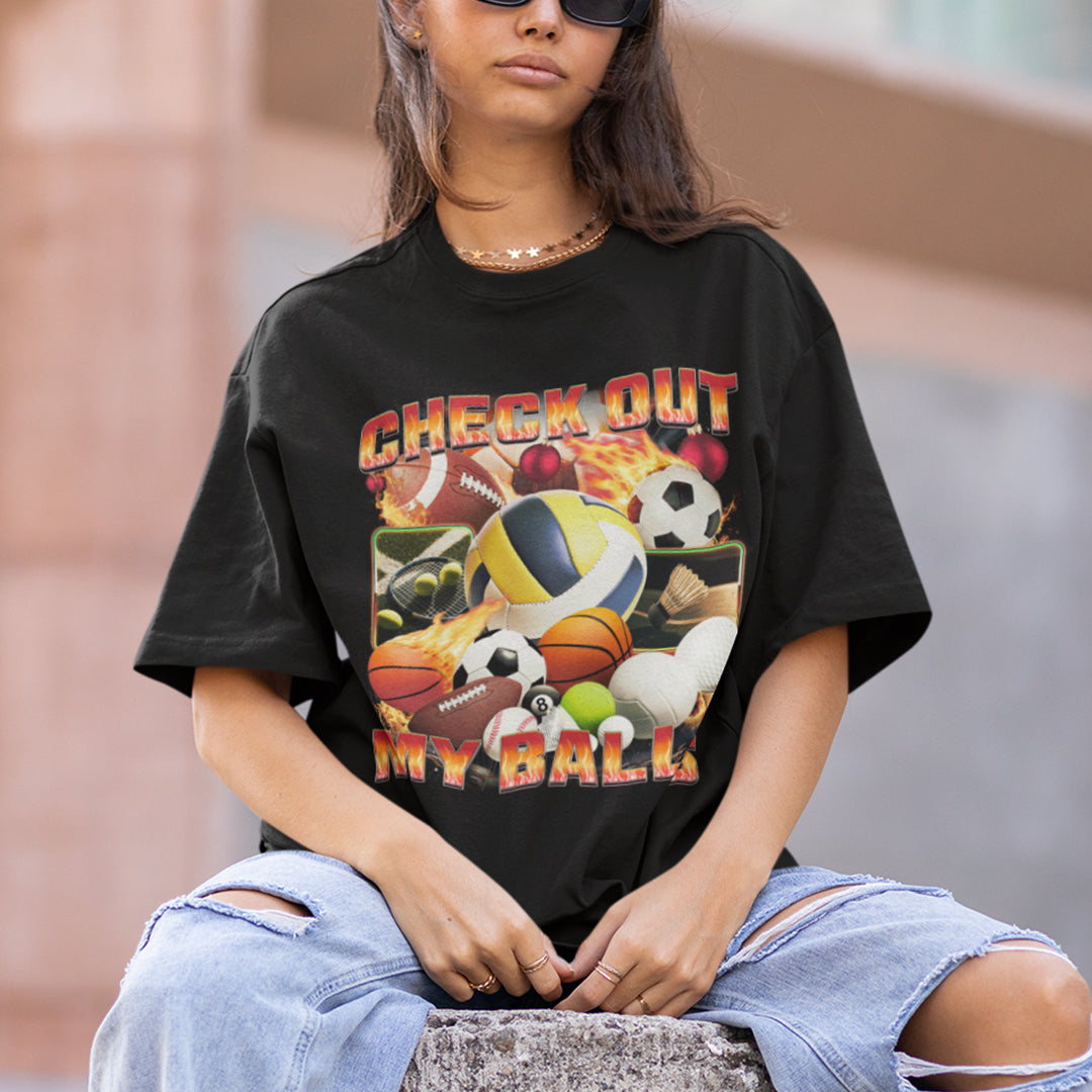 Check Out My Balls T-Shirt Orbital Clothing