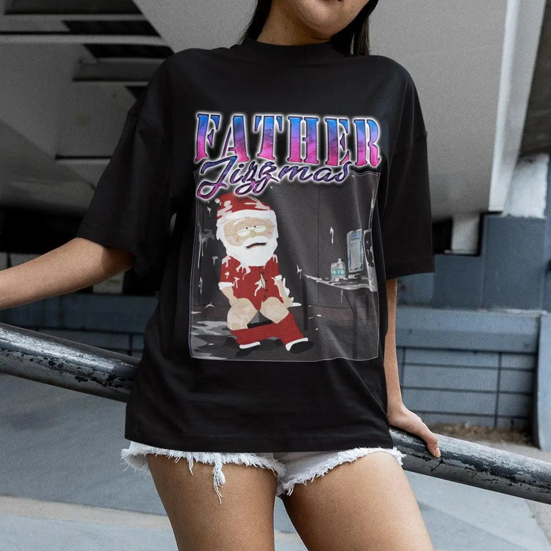 Father Jizzmas T-Shirt - Orbital Clothing