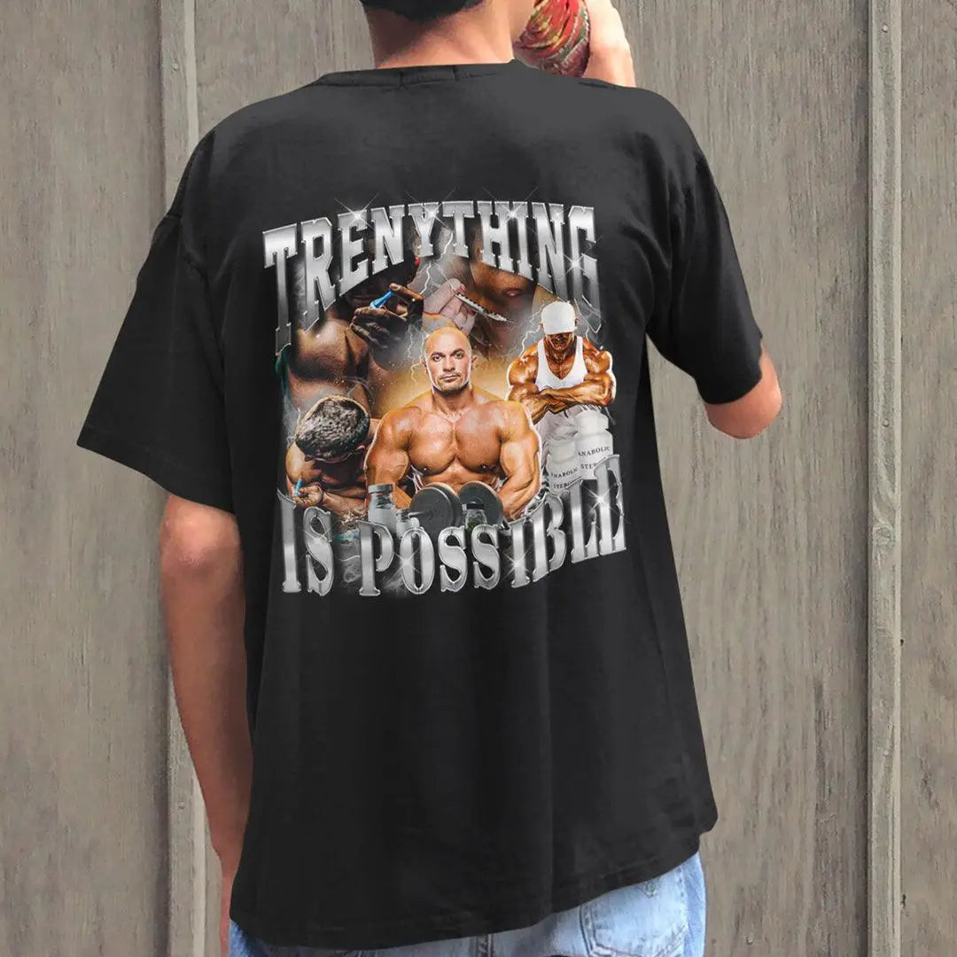 Trenything is Possible t-shirt (backprint) - Orbital Clothing