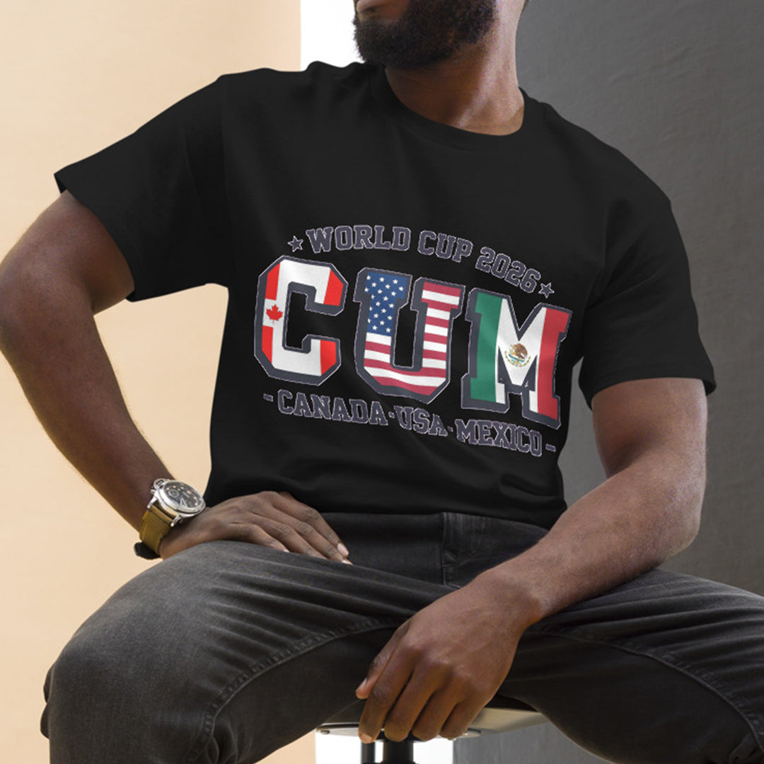 World Cup 2026 CUM (Canada USA Mexico) T-Shirt Orbital Clothing