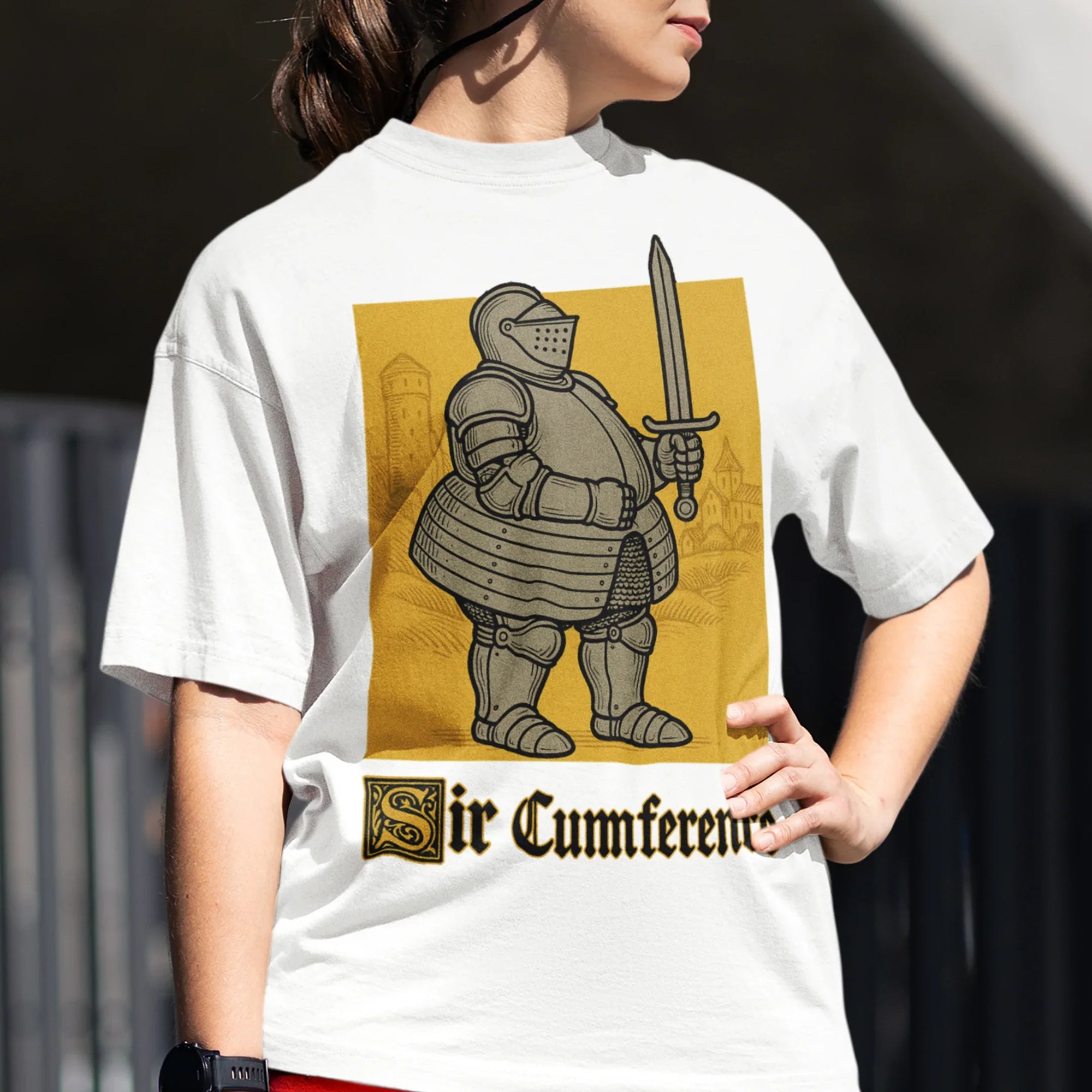Sir Cumference (Fat Knight) T-Shirt - Orbital Clothing