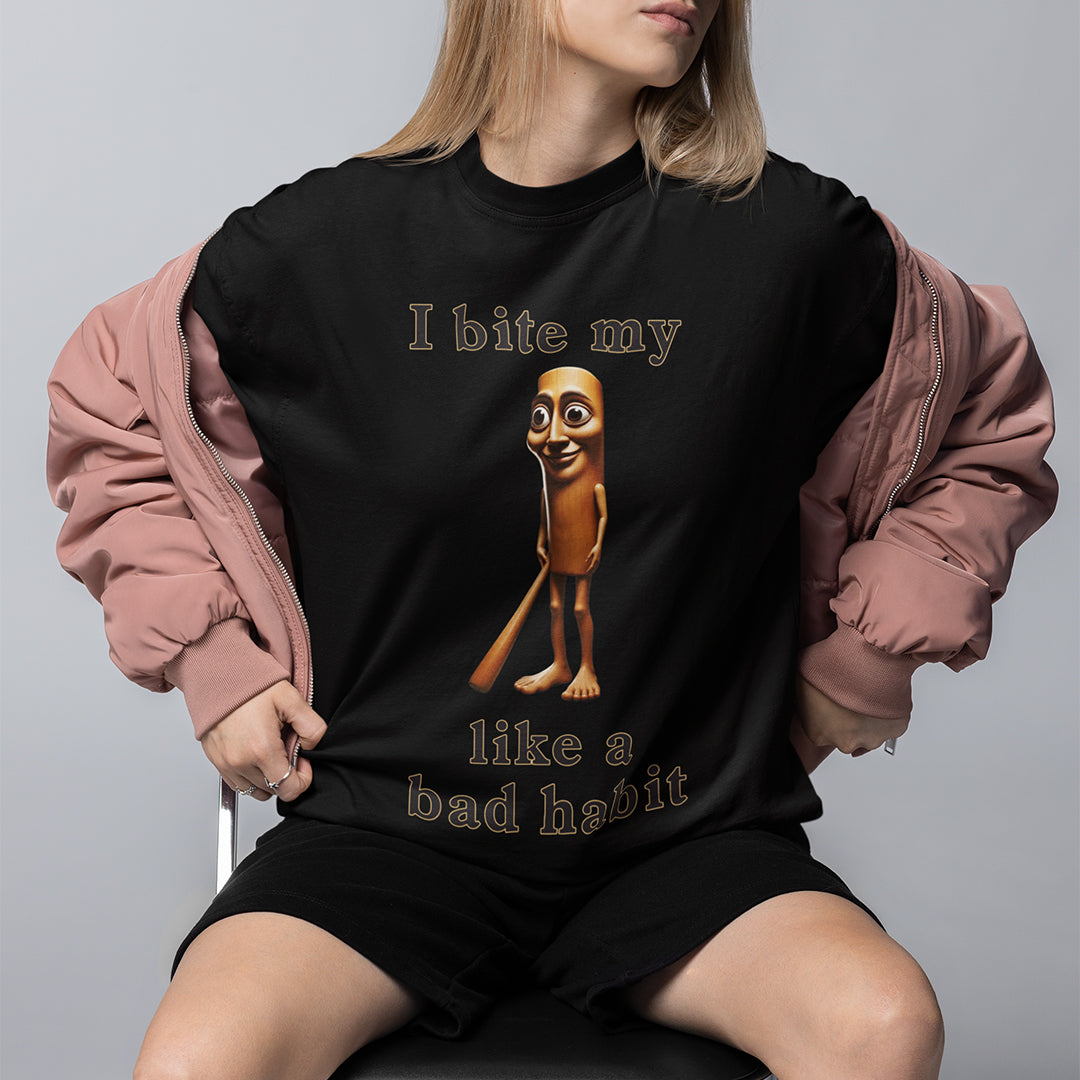 I bite my Tung like a bad habit T-Shirt Orbital Clothing
