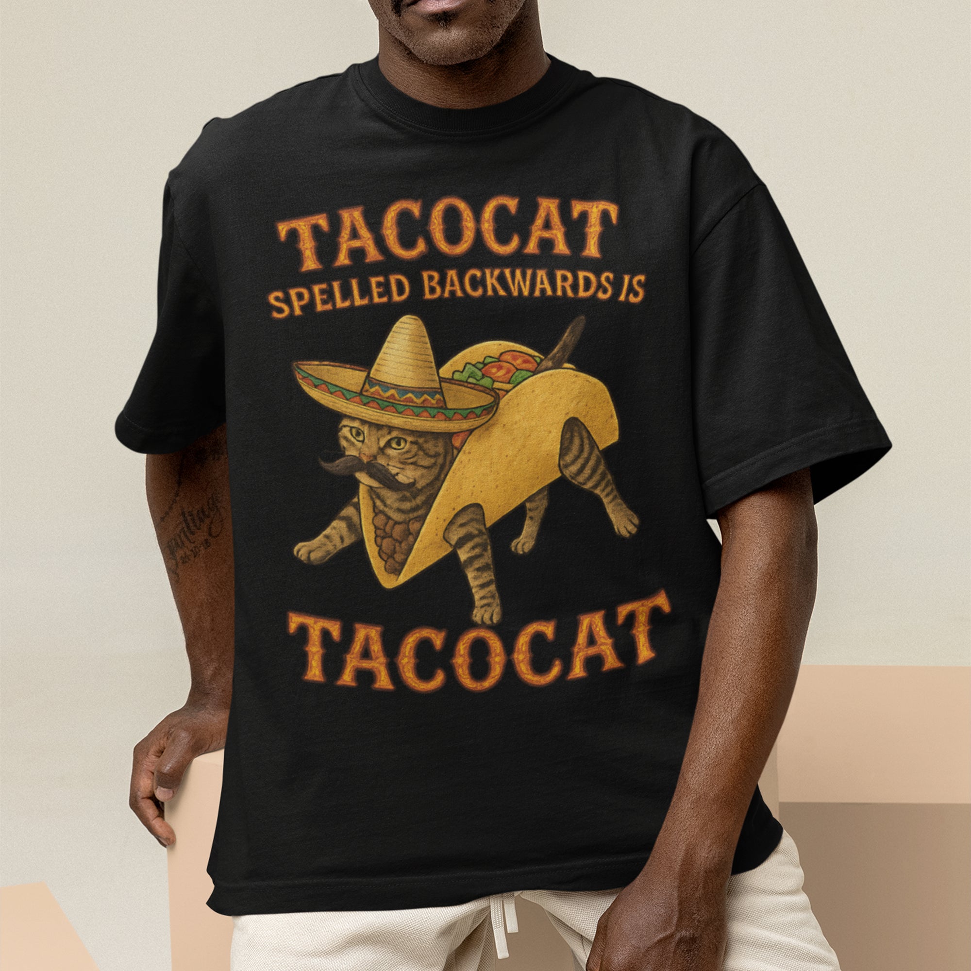 Tacocat spelled backwards is tacocat T-Shirt