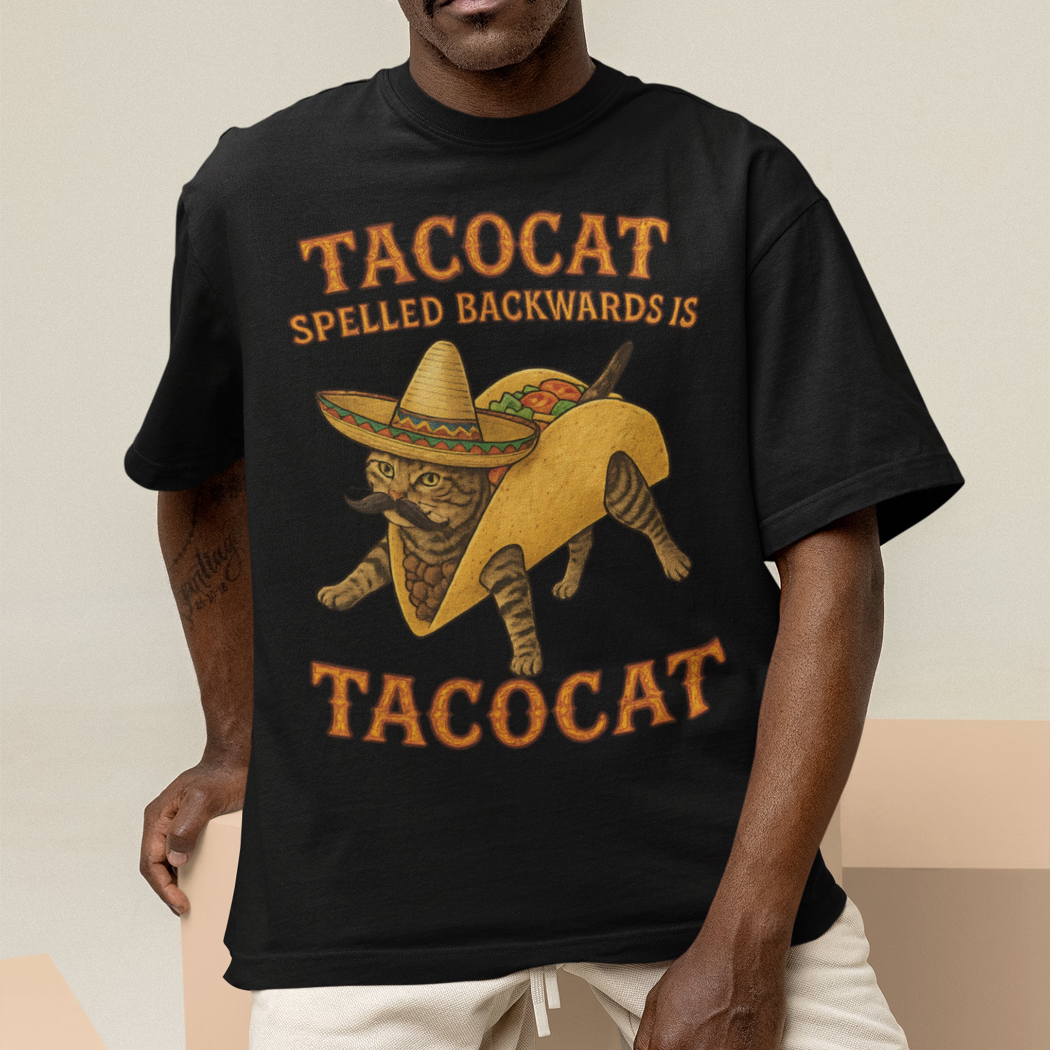 Tacocat spelled backwards is tacocat T-Shirt