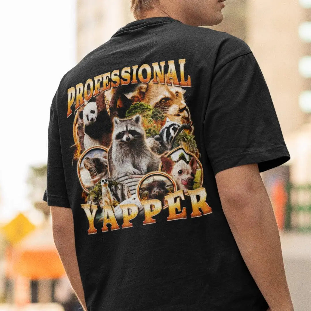 Professional Yapper t-shirt (backprint) - Orbital Clothing