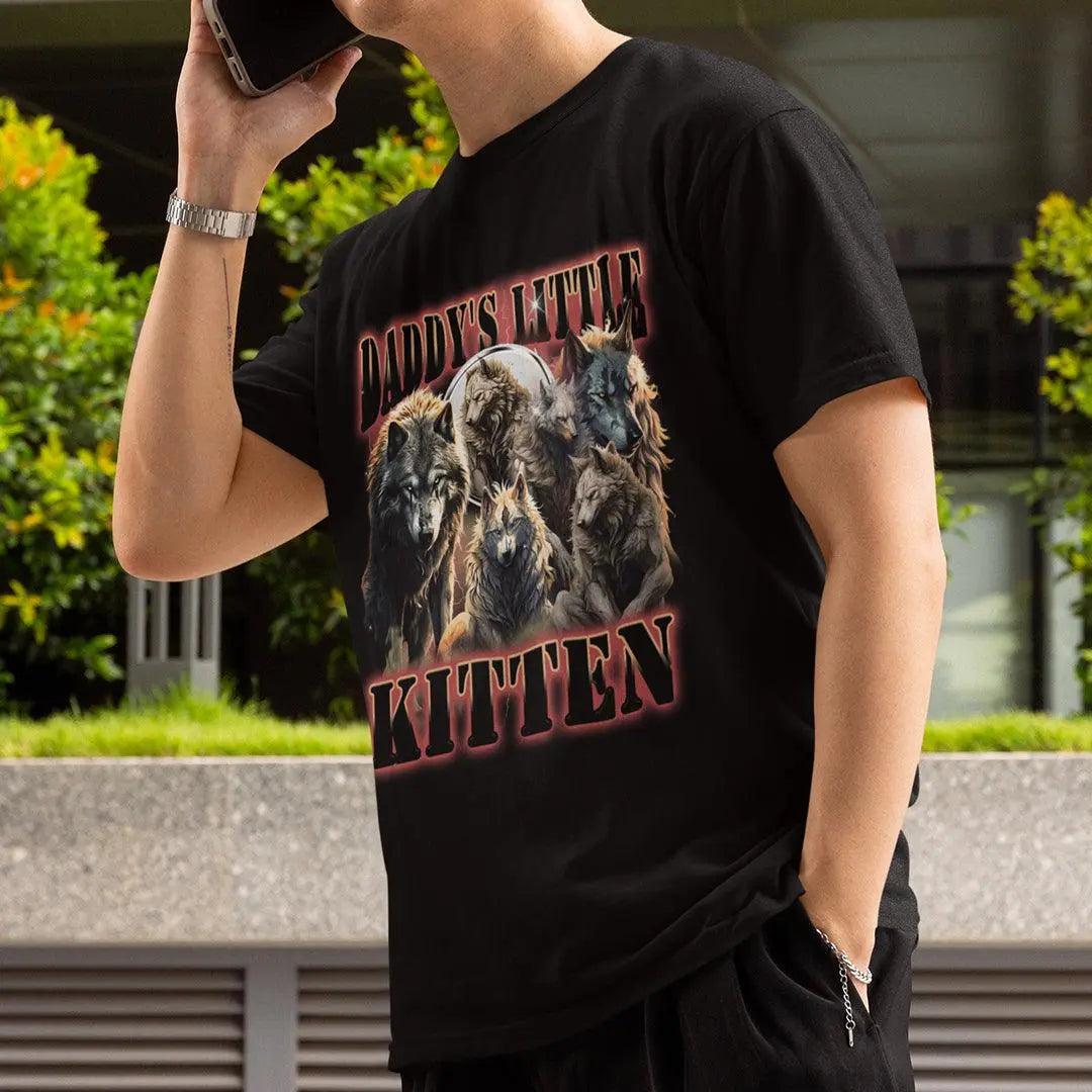 Daddy's Little Kitten t-shirt - Orbital Clothing