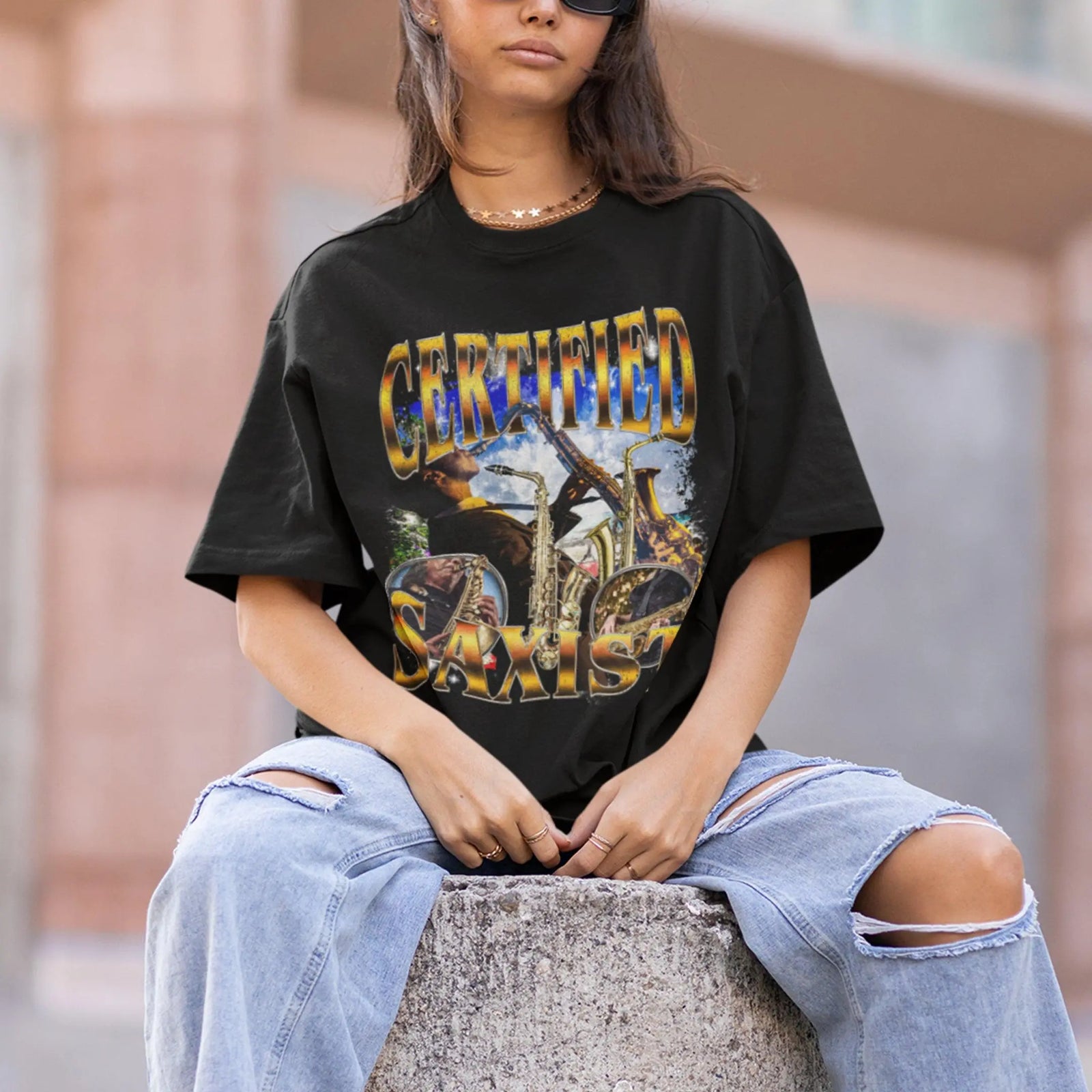 Certified Saxist T-Shirt - Orbital Clothing