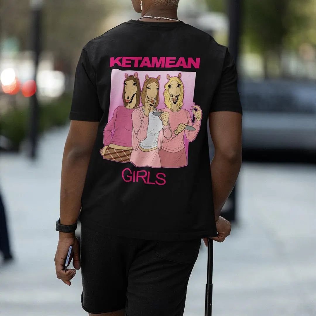 Ketamean Girls t-shirt (backprint) - Orbital Clothing