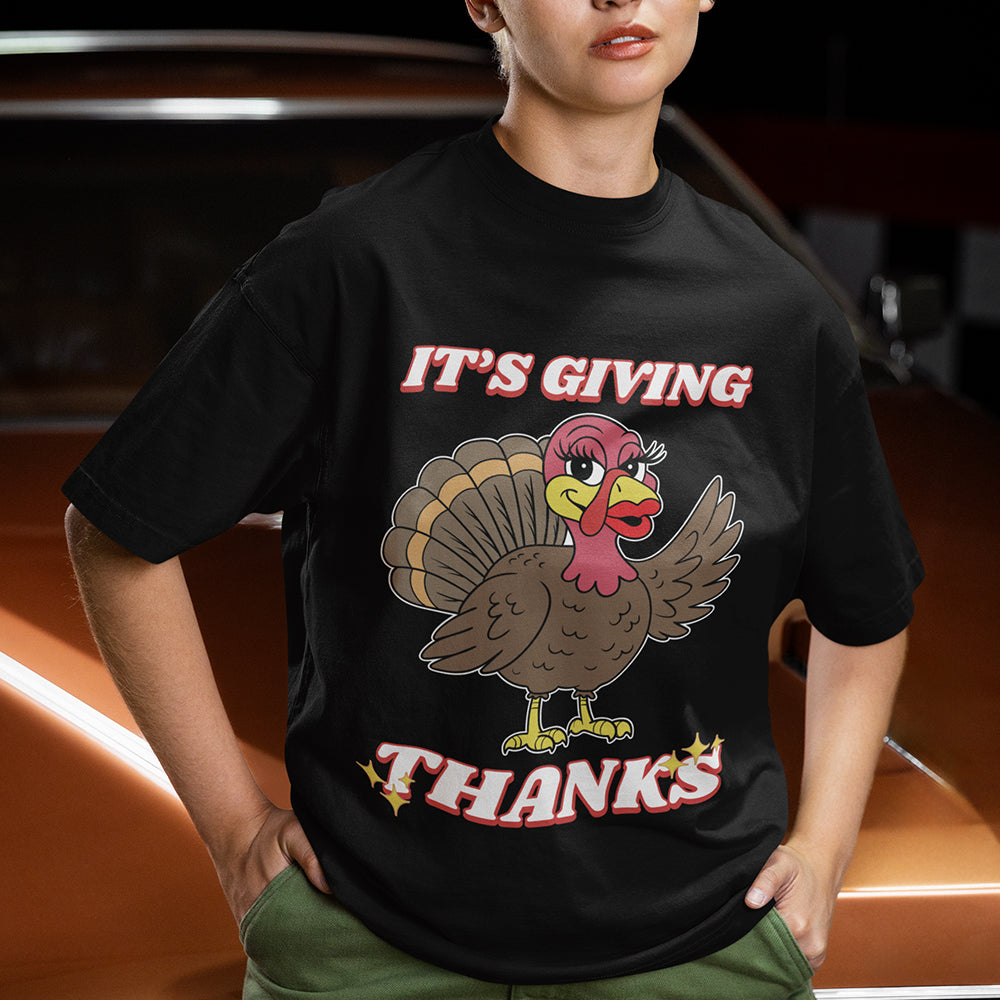 It's giving thanks T-Shirt Orbital Clothing