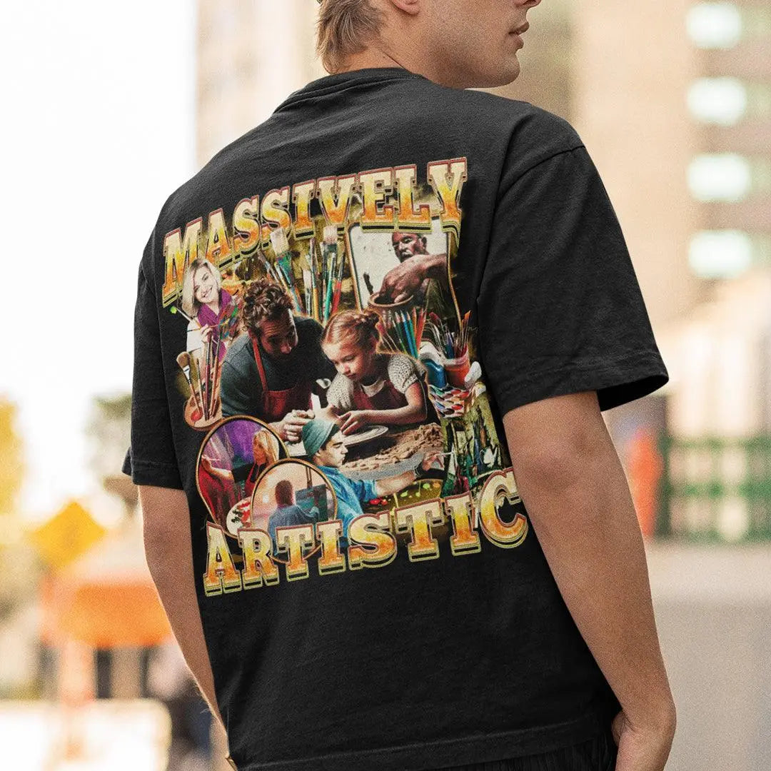 Massively Artistic t-shirt (backprint) - Orbital Clothing