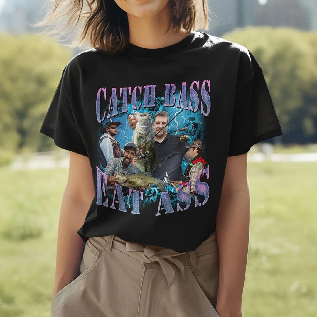 Catch Bass East Ass t-shirt - Orbital Clothing