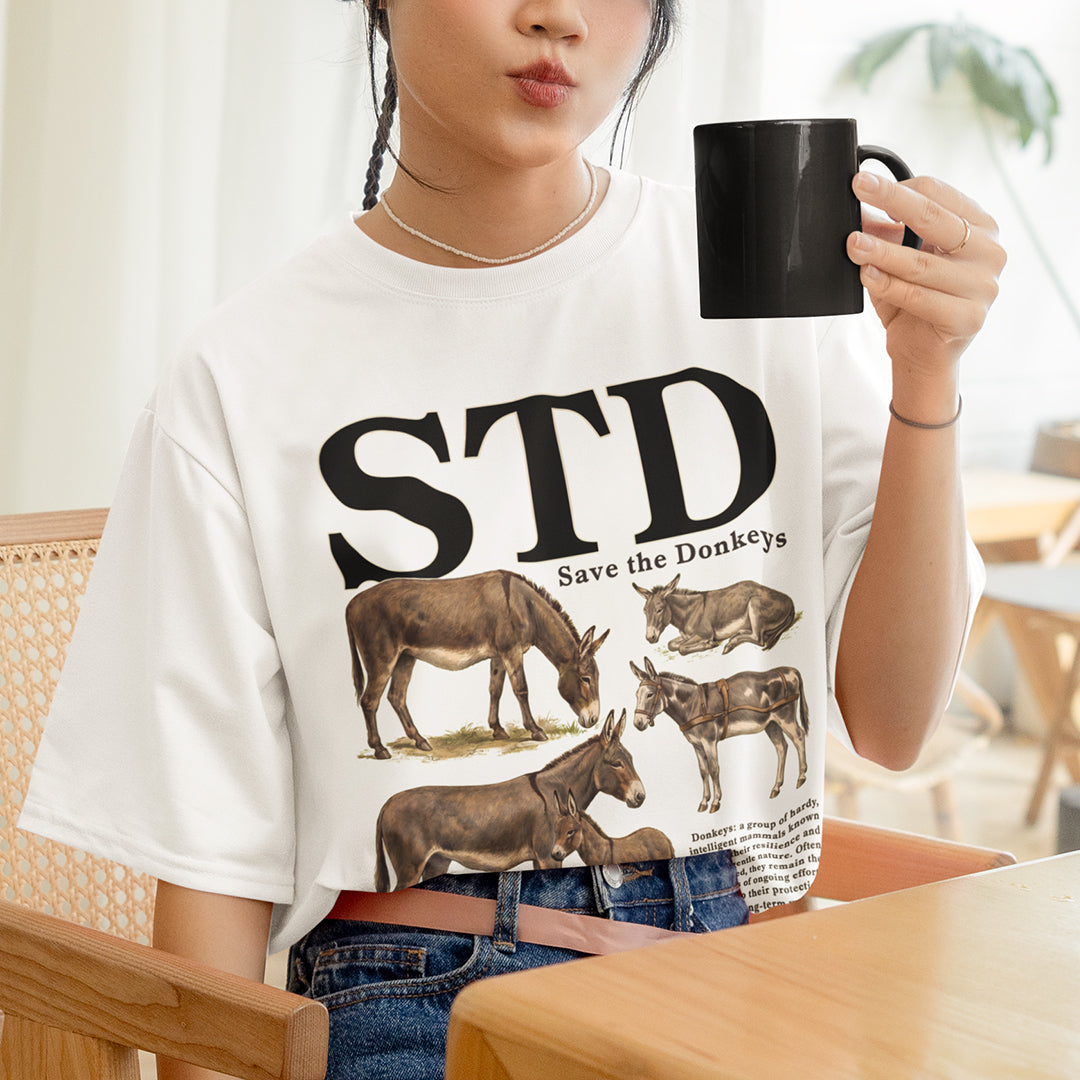 STD (save the donkeys) T-Shirt Orbital Clothing