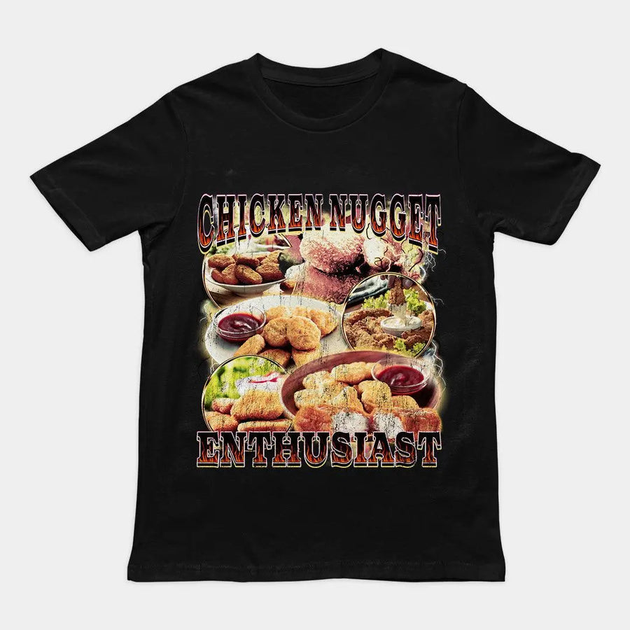 Chicken Nugget Enthusiast t-shirt - Orbital Clothing