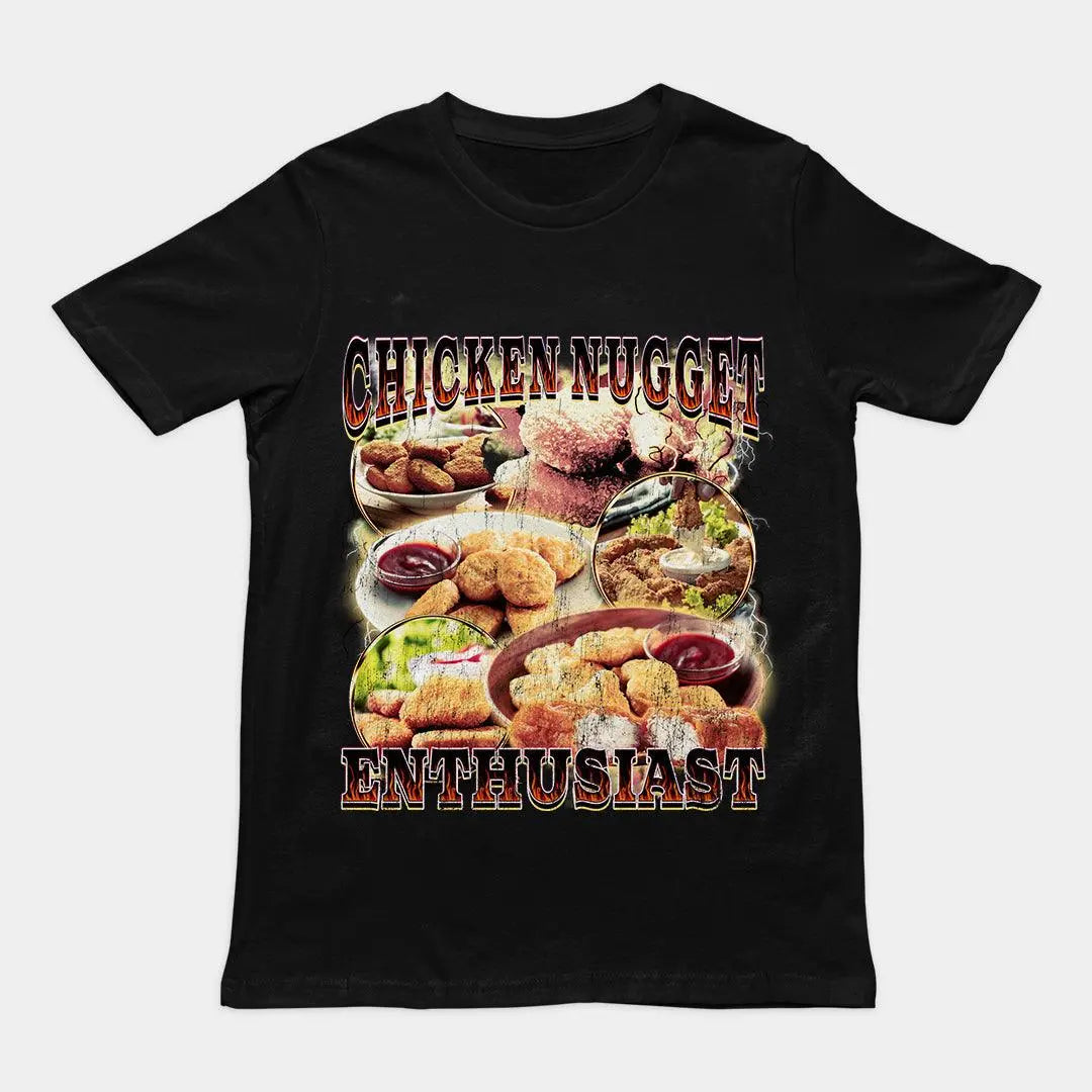 Chicken Nugget Enthusiast t-shirt - Orbital Clothing
