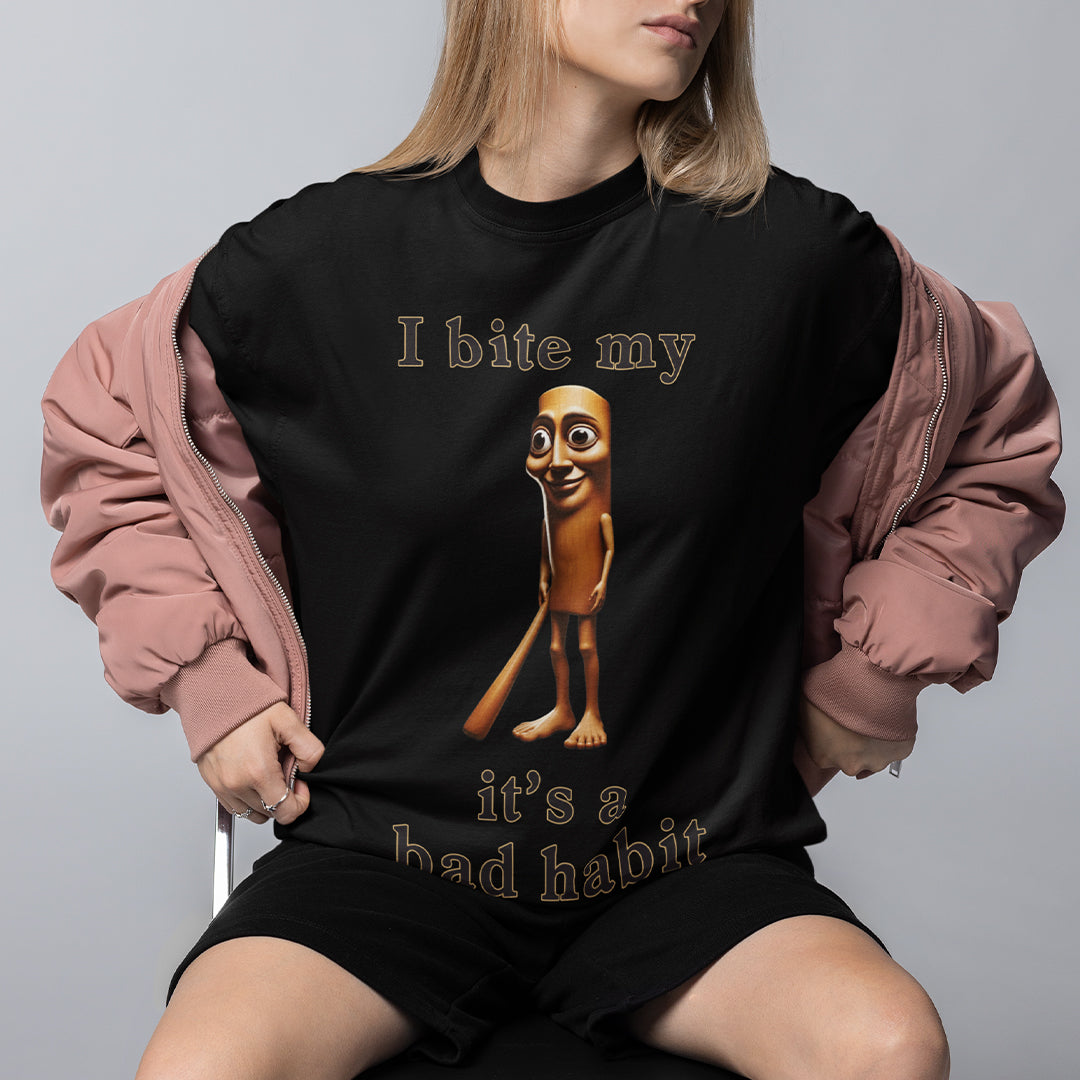 I bit my Tung it's a bad habit T-Shirt Orbital Clothing