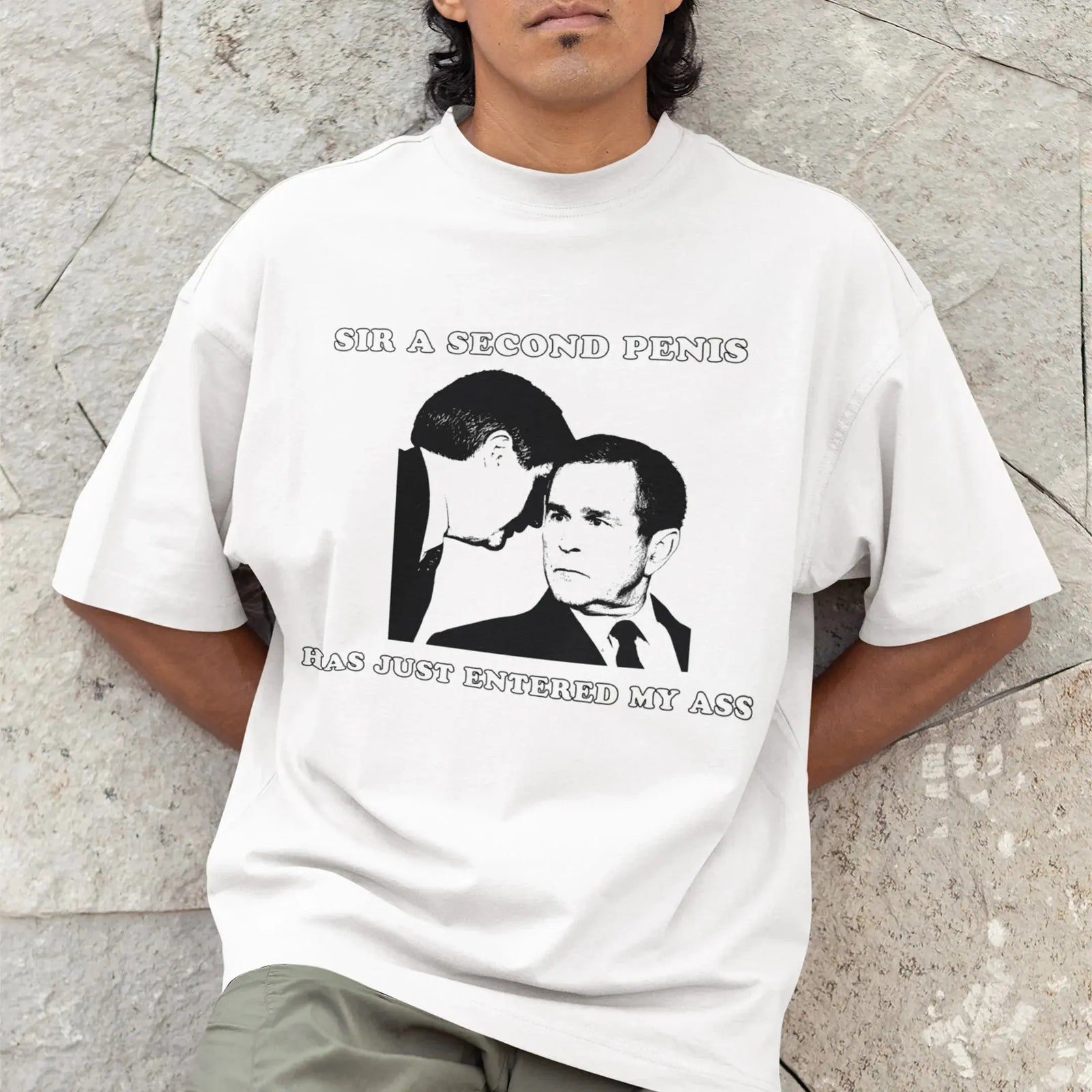 Sir a second penis has just entered my ass T-Shirt - Orbital Clothing