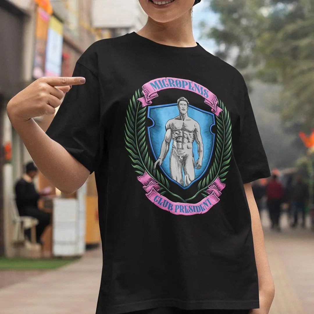 Micro Penis Club President t-shirt - Orbital Clothing