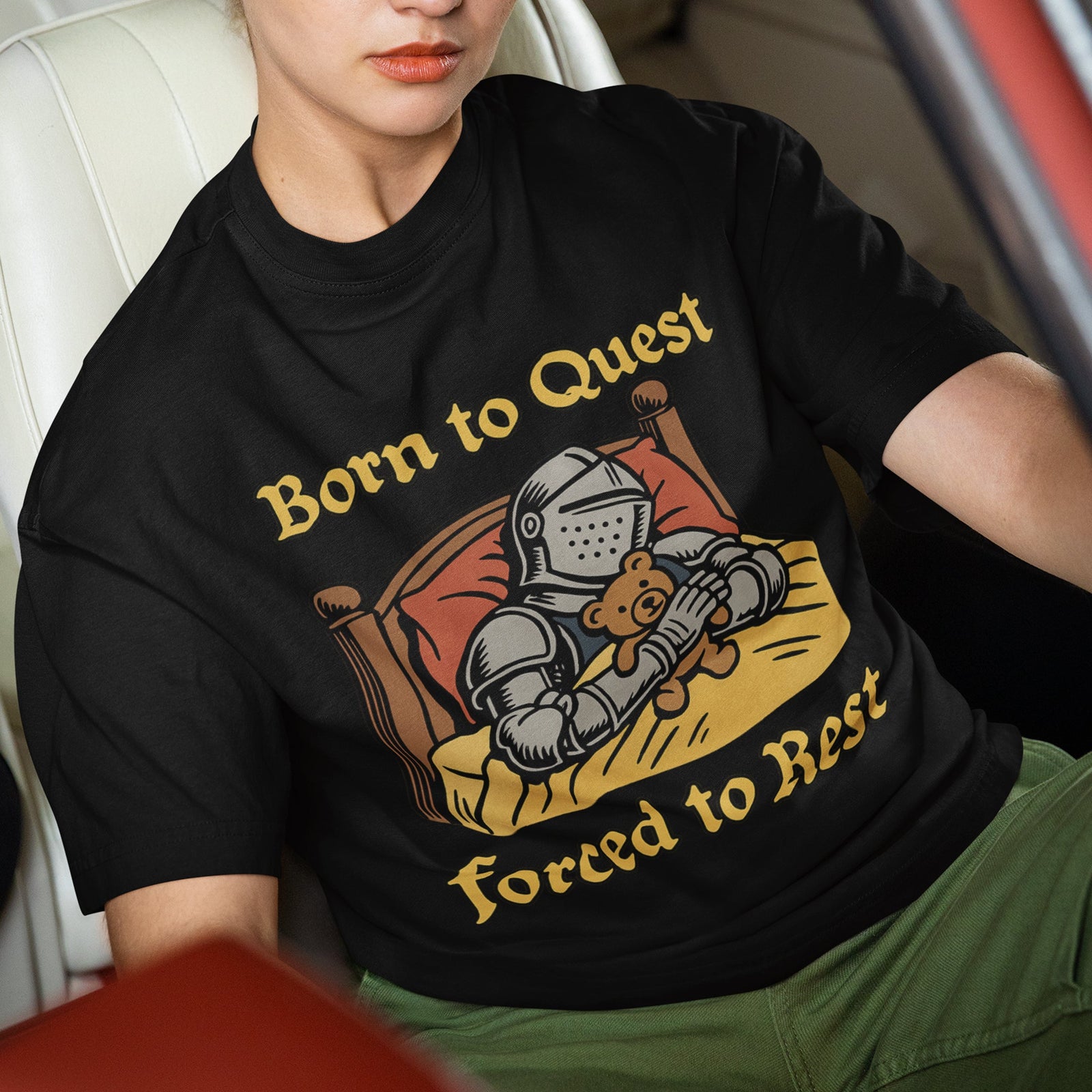 Born to Quest Forced to Rest T-Shirt Orbital Clothing