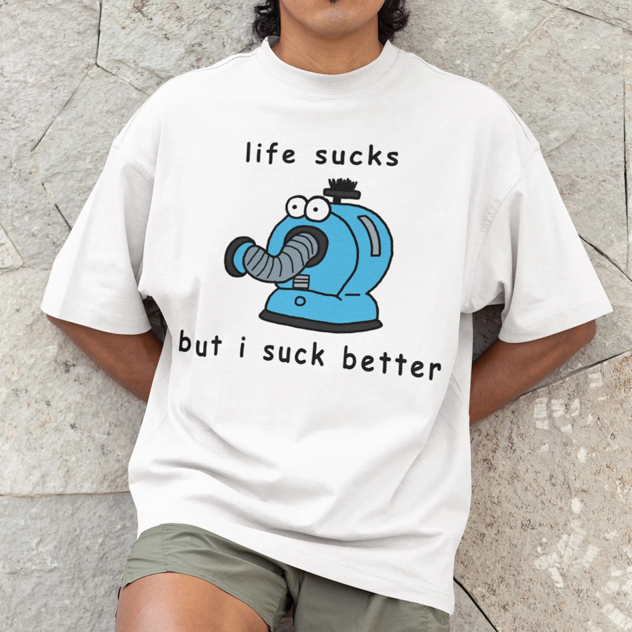 Life sucks but I suck better T-Shirt - Orbital Clothing