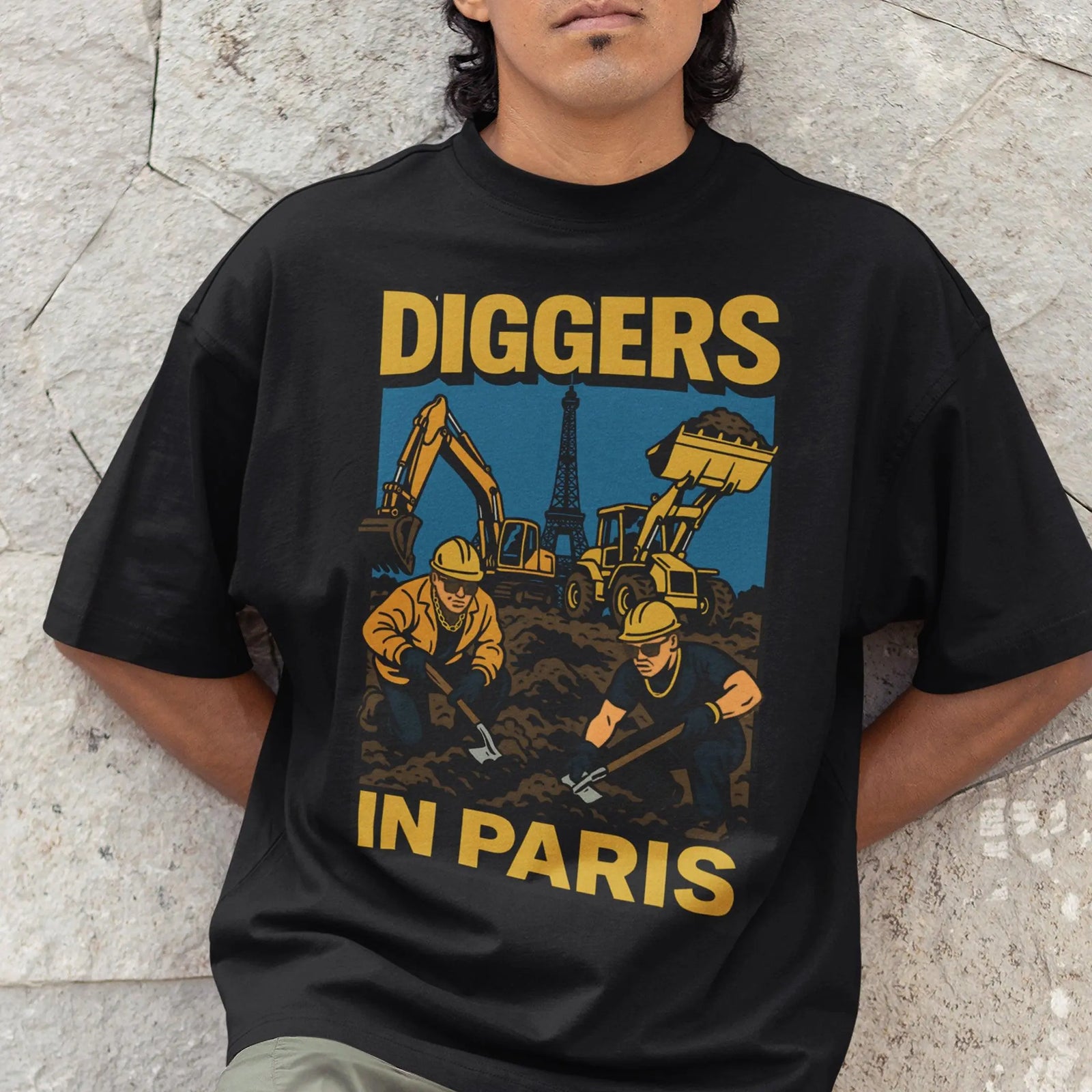 Diggers in Paris T-Shirt - Orbital Clothing