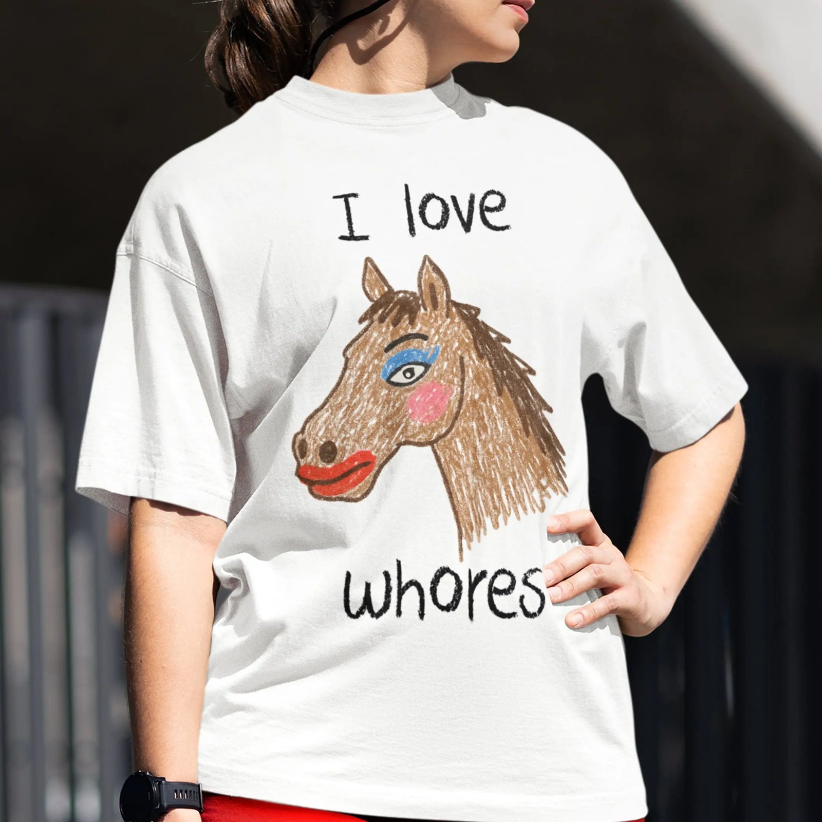 I Love Whores T-Shirt Orbital Clothing