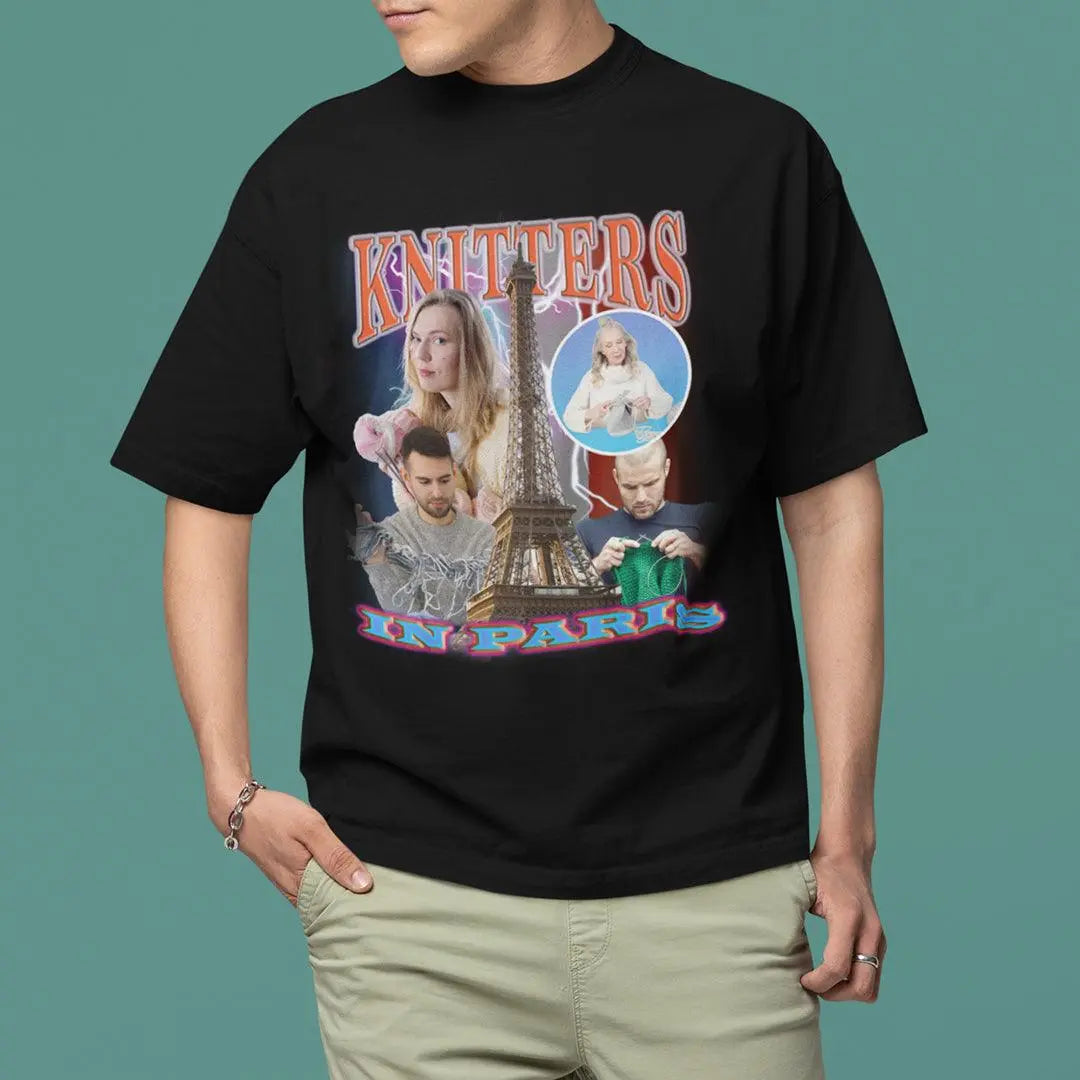 Knitters in Paris t-shirt - Orbital Clothing