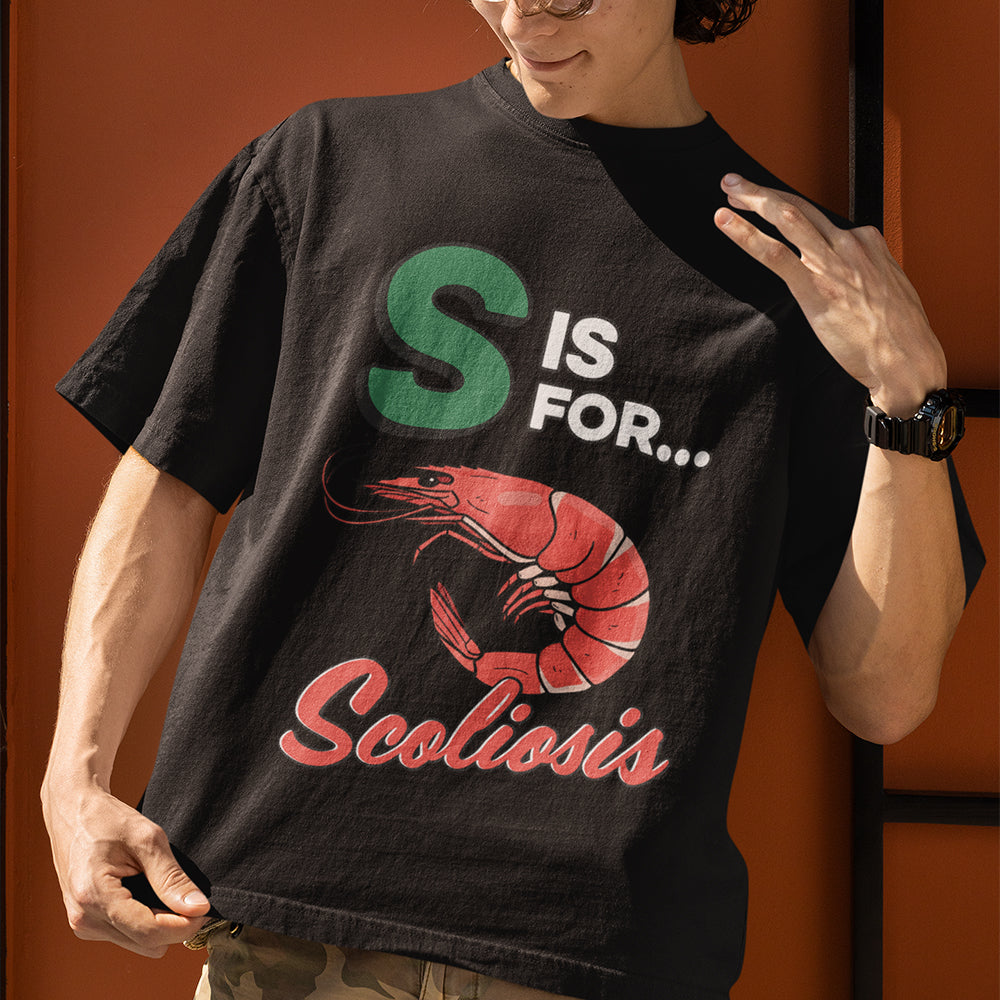 S is for Scoliosis T-Shirt Orbital Clothing