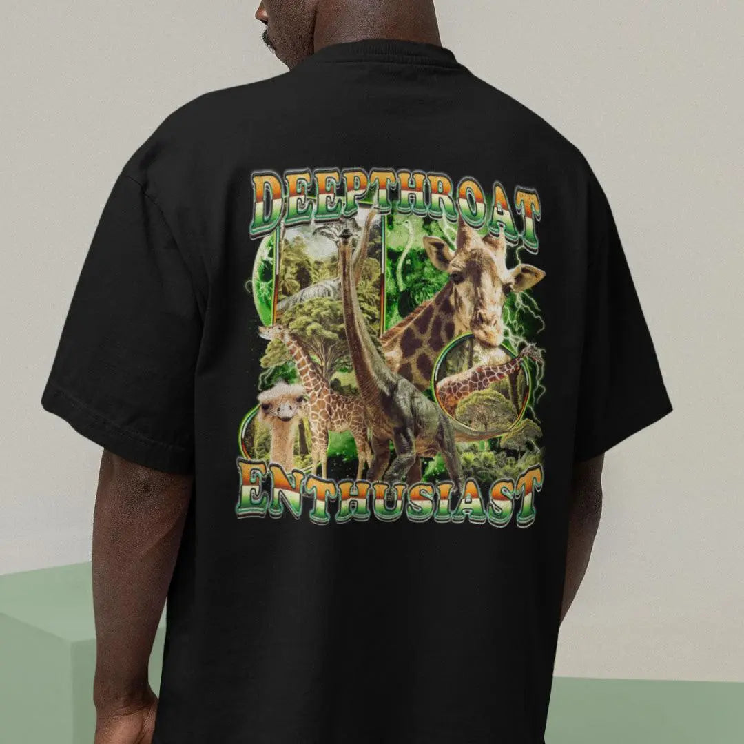 Deepthroat Enthusiast t-shirt (backprint) - Orbital Clothing
