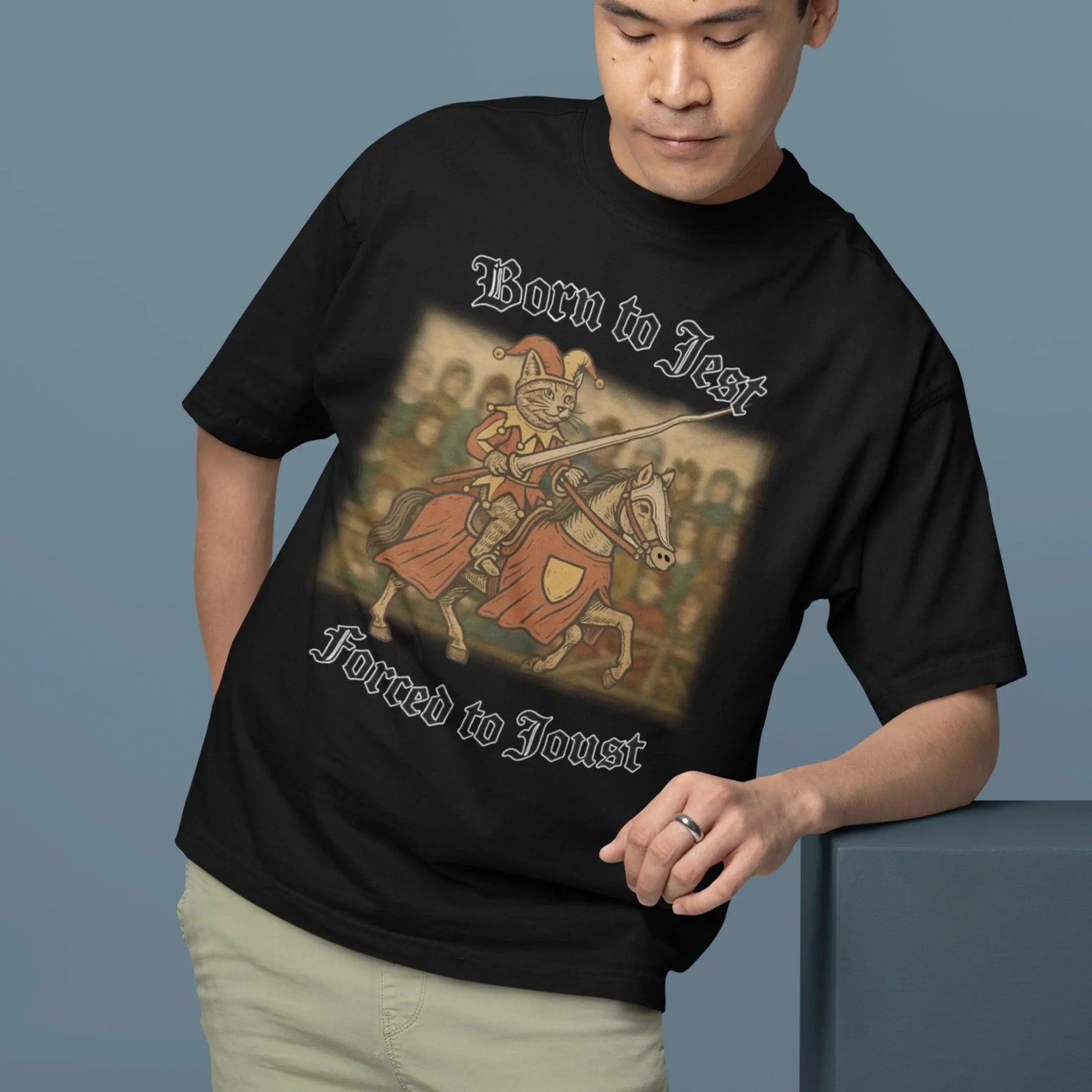Born to Jest, Forced to Joust T-Shirt - Orbital Clothing