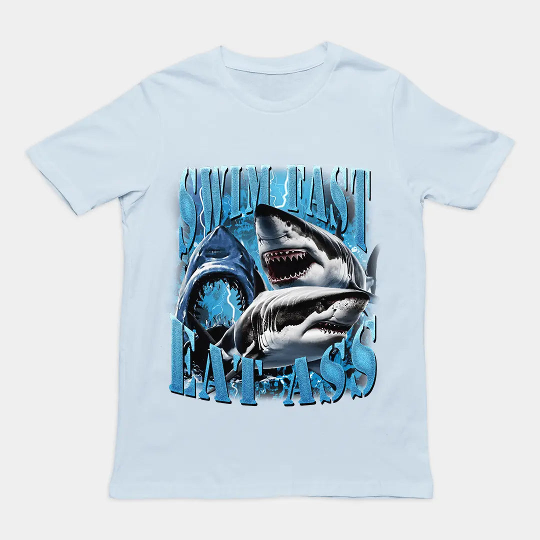 Swim Fast Eat Ass t-shirt - Orbital Clothing