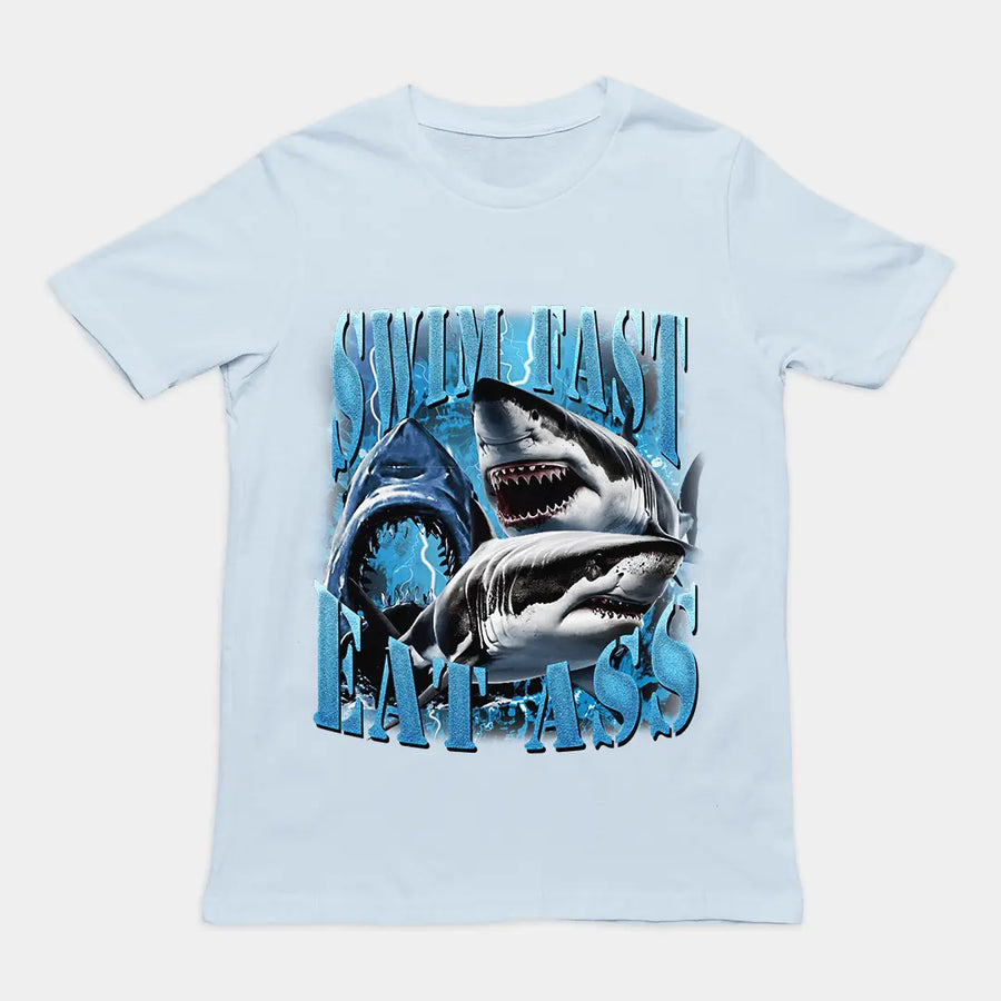 Swim Fast Eat Ass t-shirt - Orbital Clothing