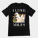 Ich liebe MILFs T-Shirt (Rückenaufdruck)