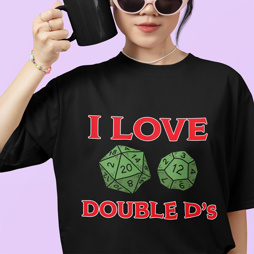 I love Double D's (Dungeons and Dragons) T-Shirt Orbital Clothing