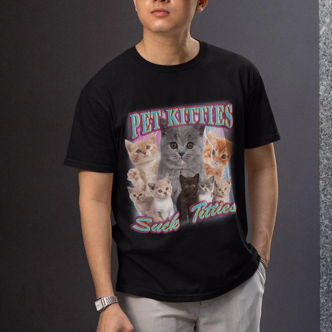 Pet Kitties Suck Kitties t-shirt - Orbital Clothing