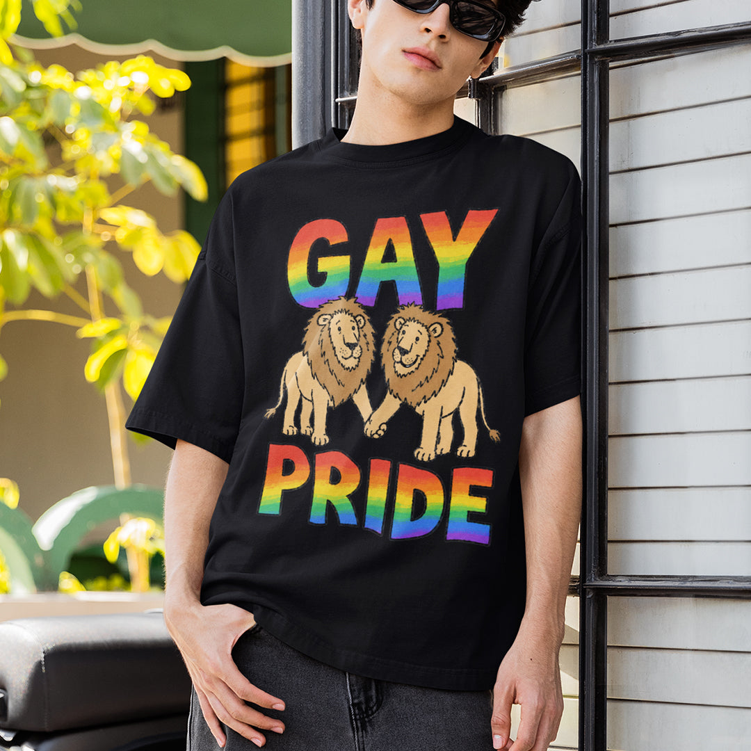 Gay Pride (lions) T-Shirt Orbital Clothing