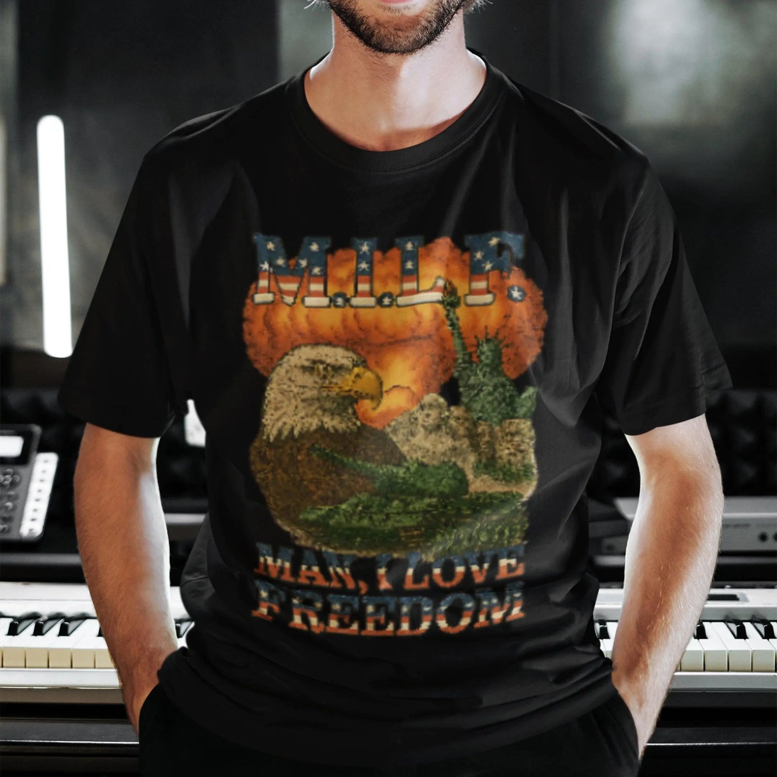 MILF - Man I Love Freedom T-Shirt - Orbital Clothing